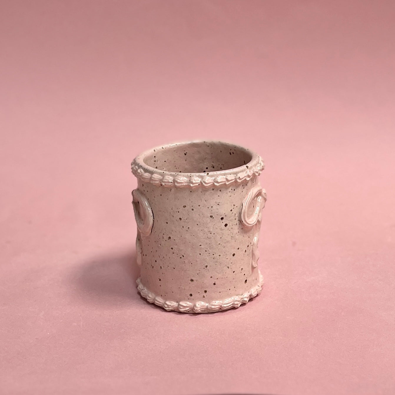 Pink Bow Icing Mug
