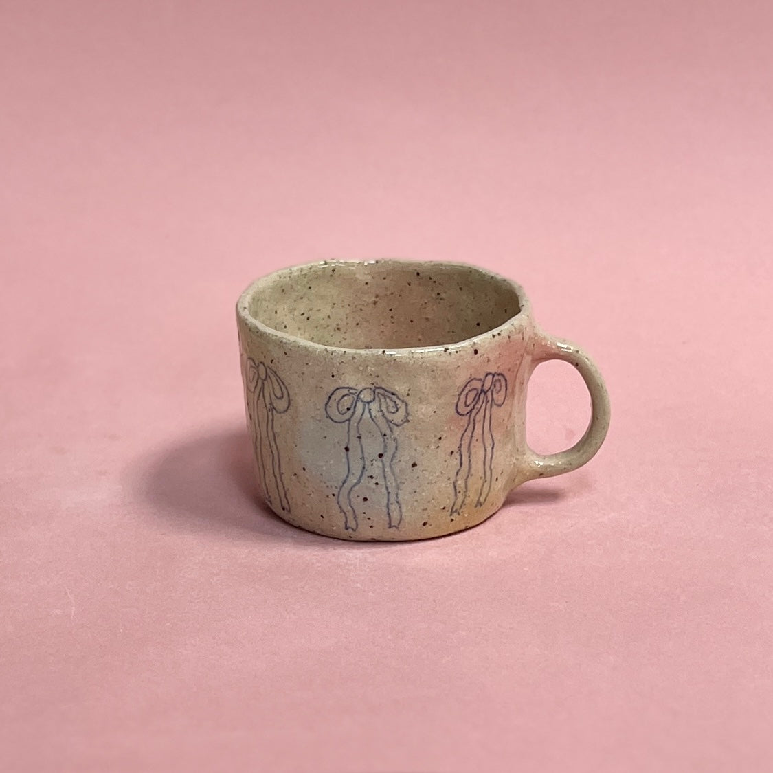 Bubblegum Bow Speckle Mug