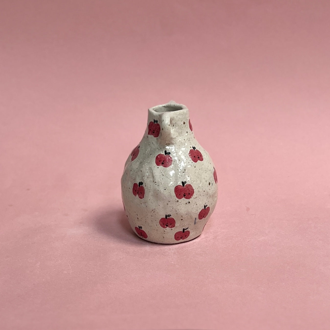 Apple Speckly Bud Vase