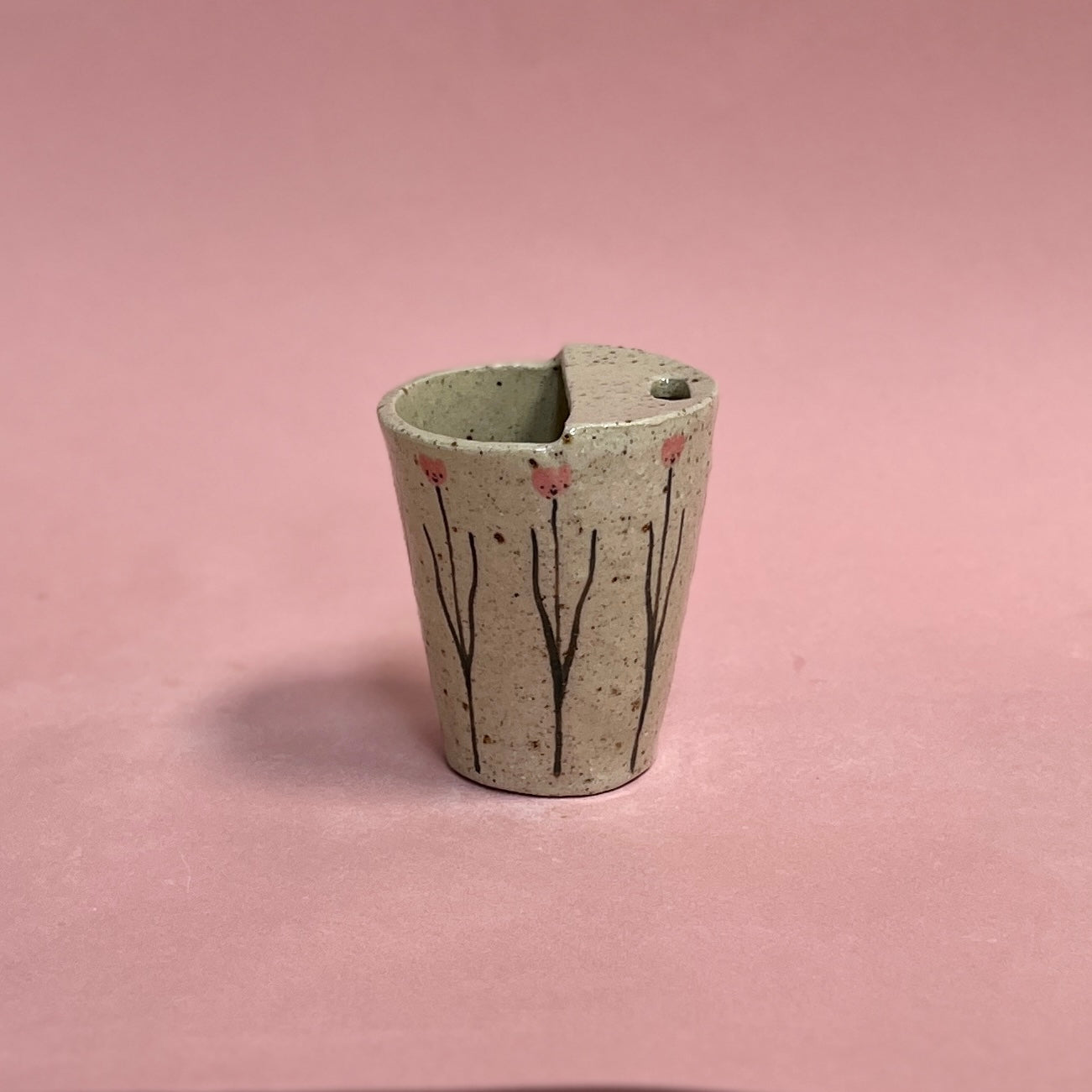 Speckle Tulip Travel Mug