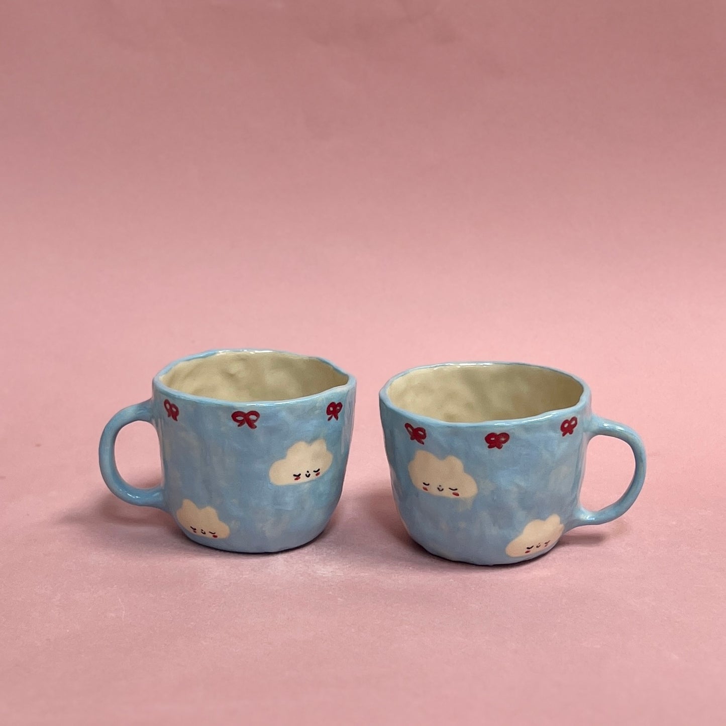 Cloudy Chums Pinch Mugs (Lovers Edition)