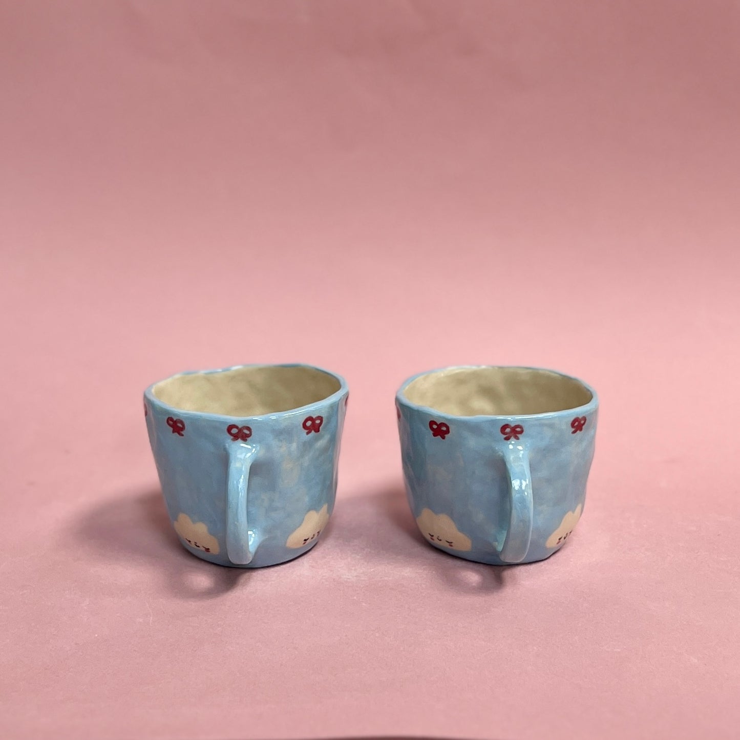 Cloudy Chums Pinch Mugs (Lovers Edition)