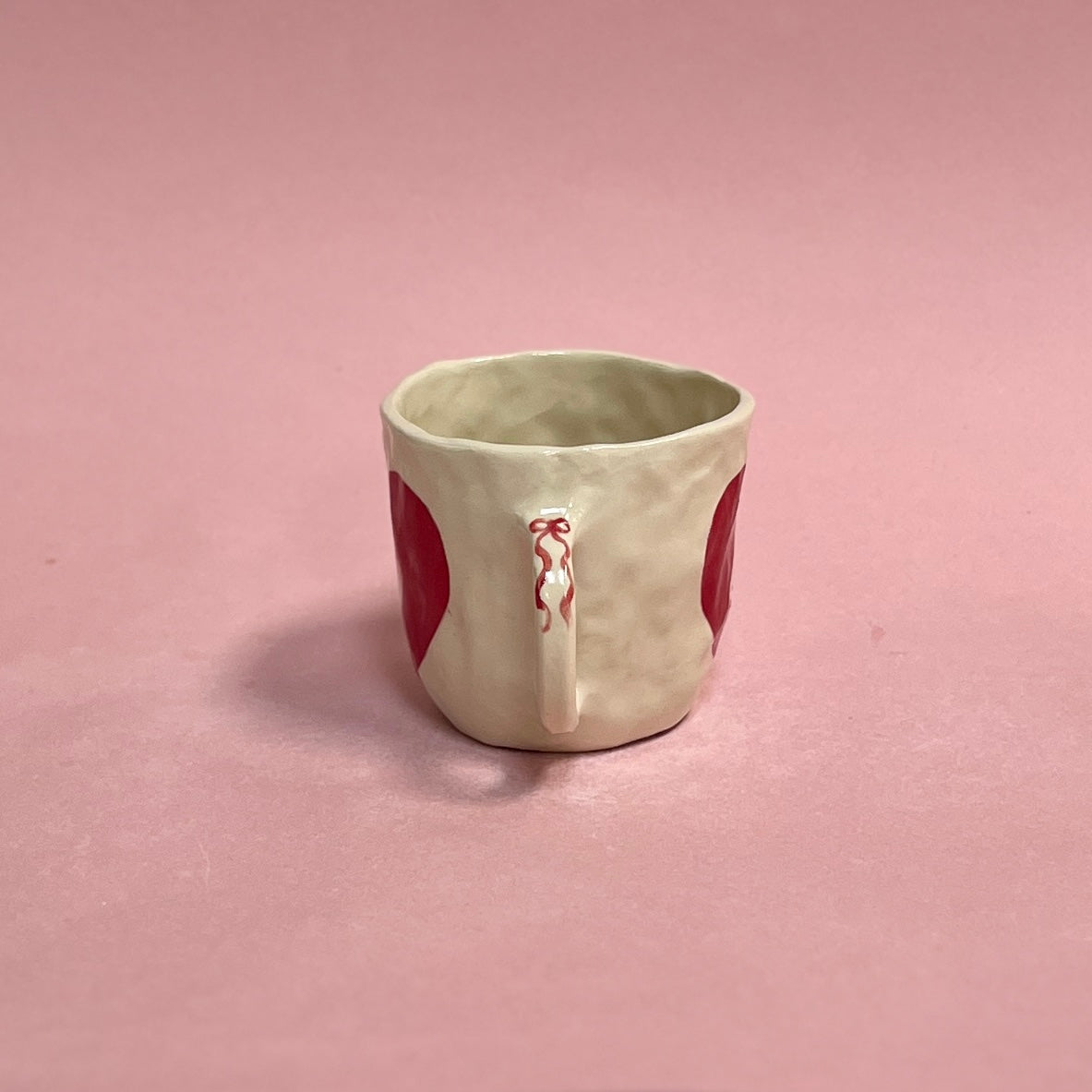 Bunny n Puppy in a Heart Mug