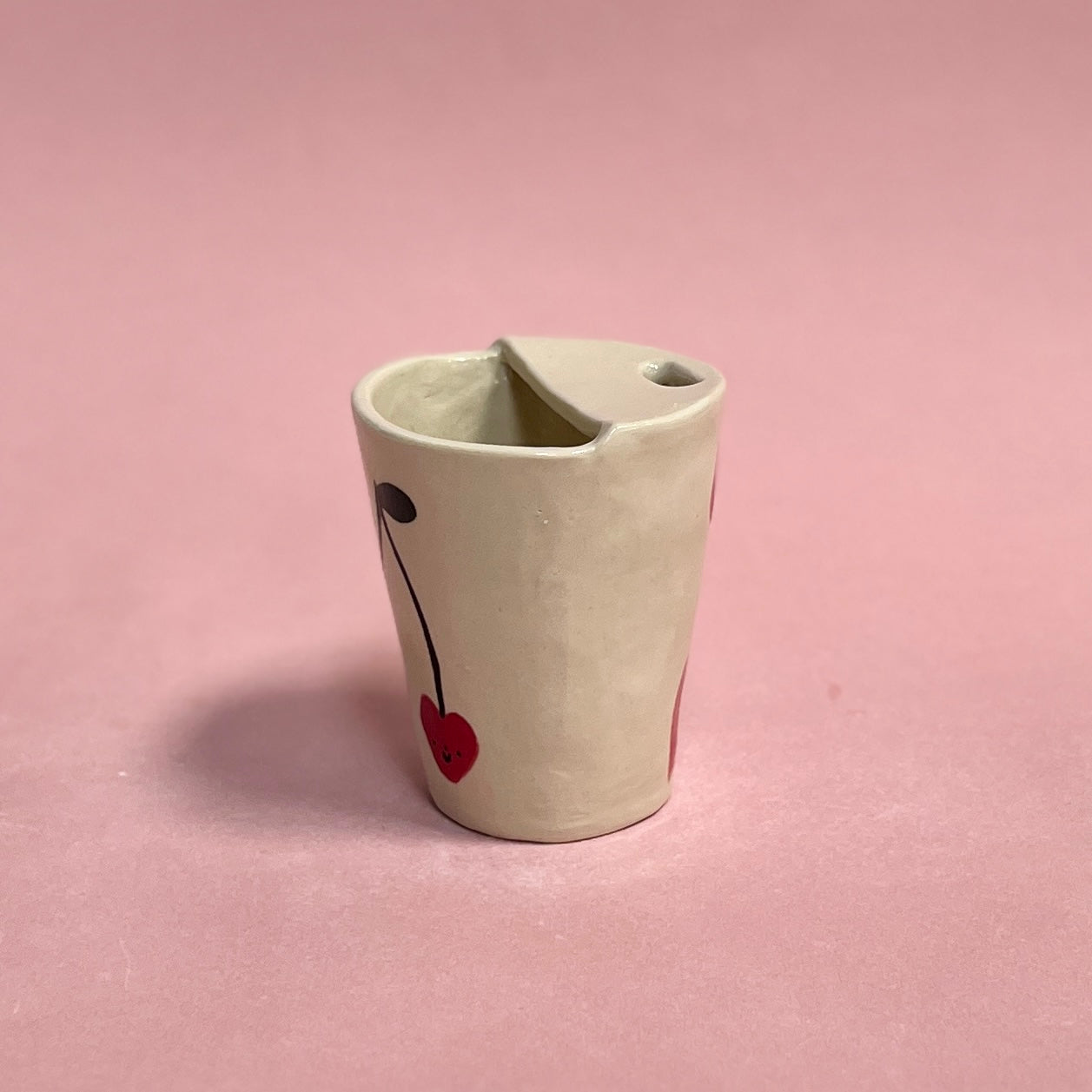 Cherry Bow Travel Mug