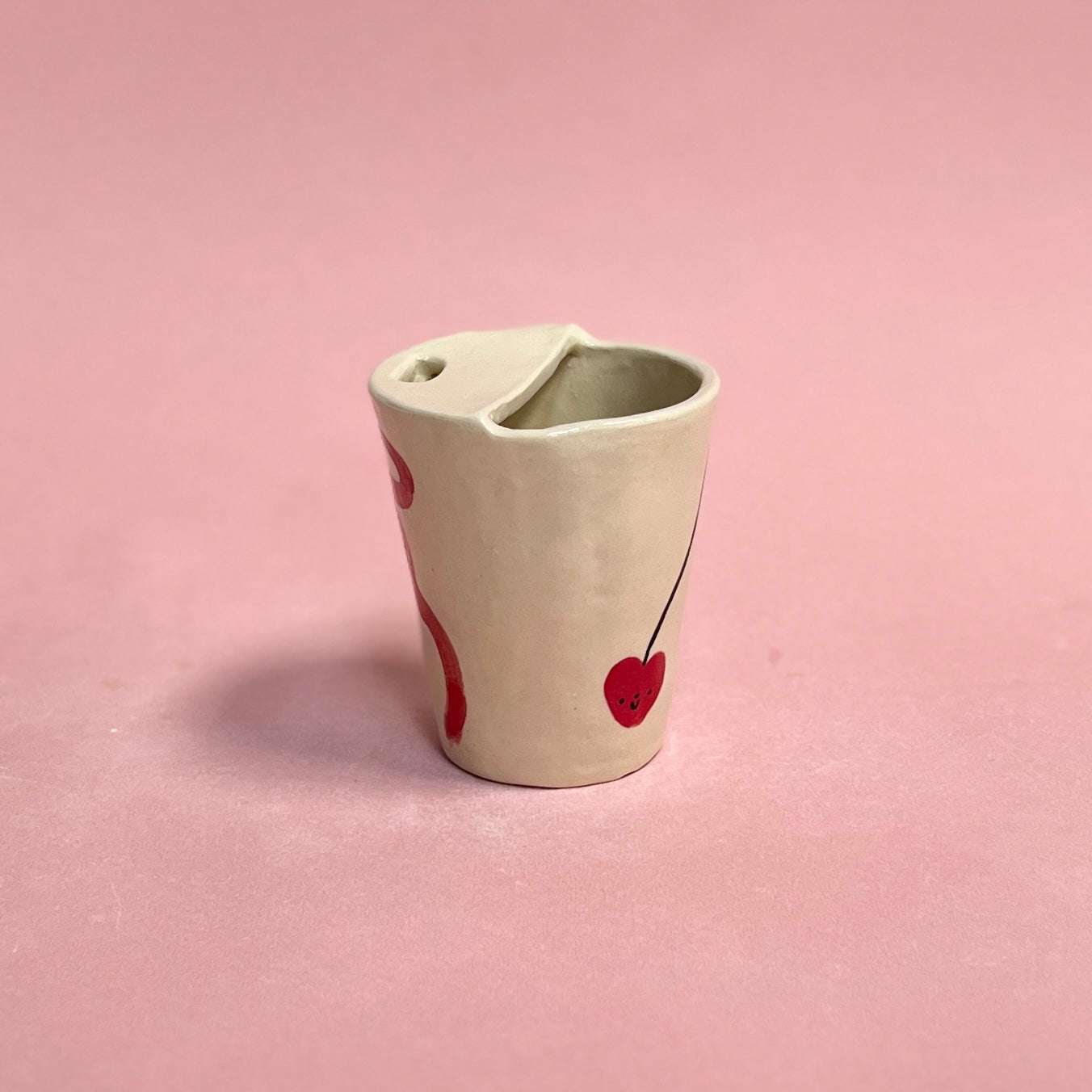 Cherry Bow Travel Mug