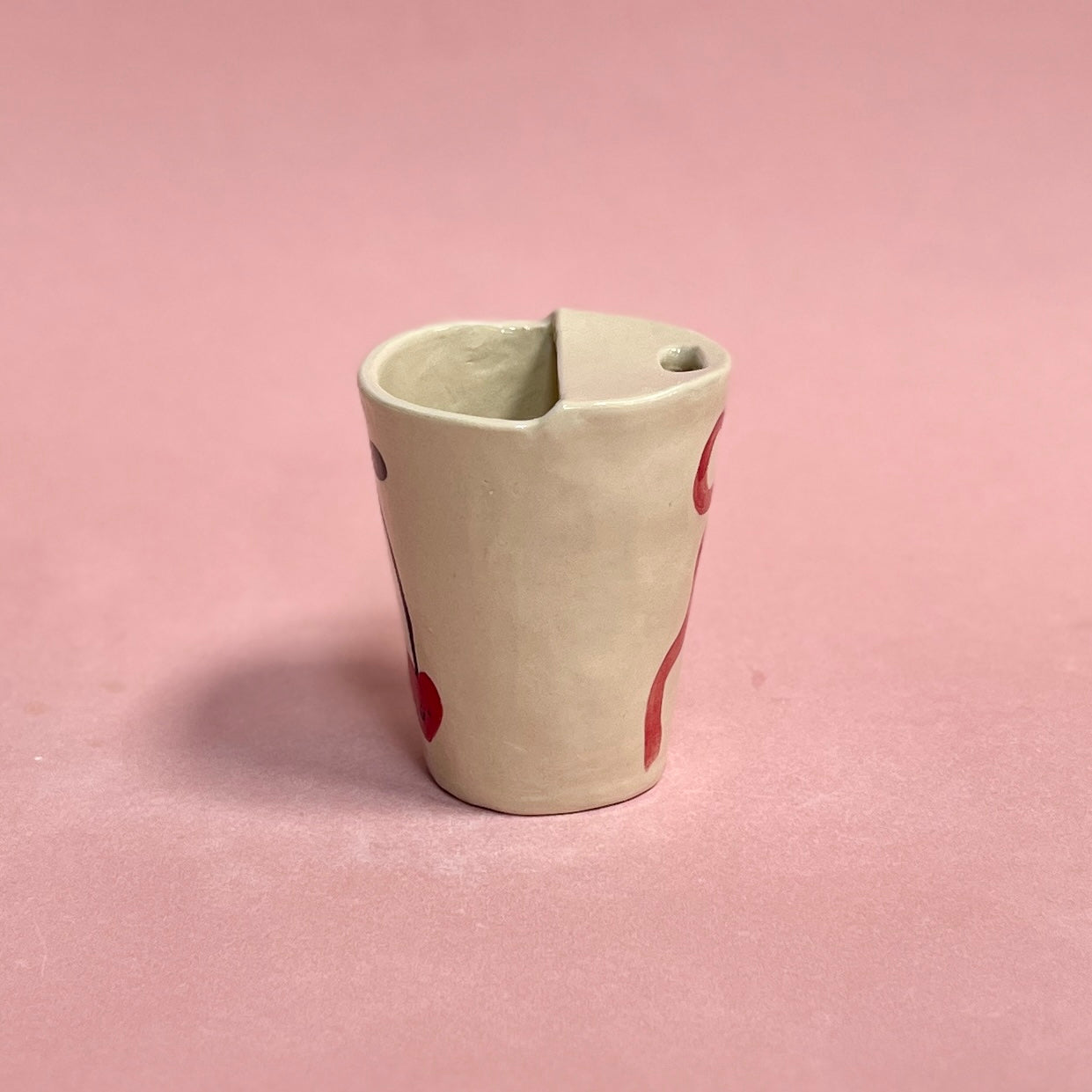 Cherry Bow Travel Mug