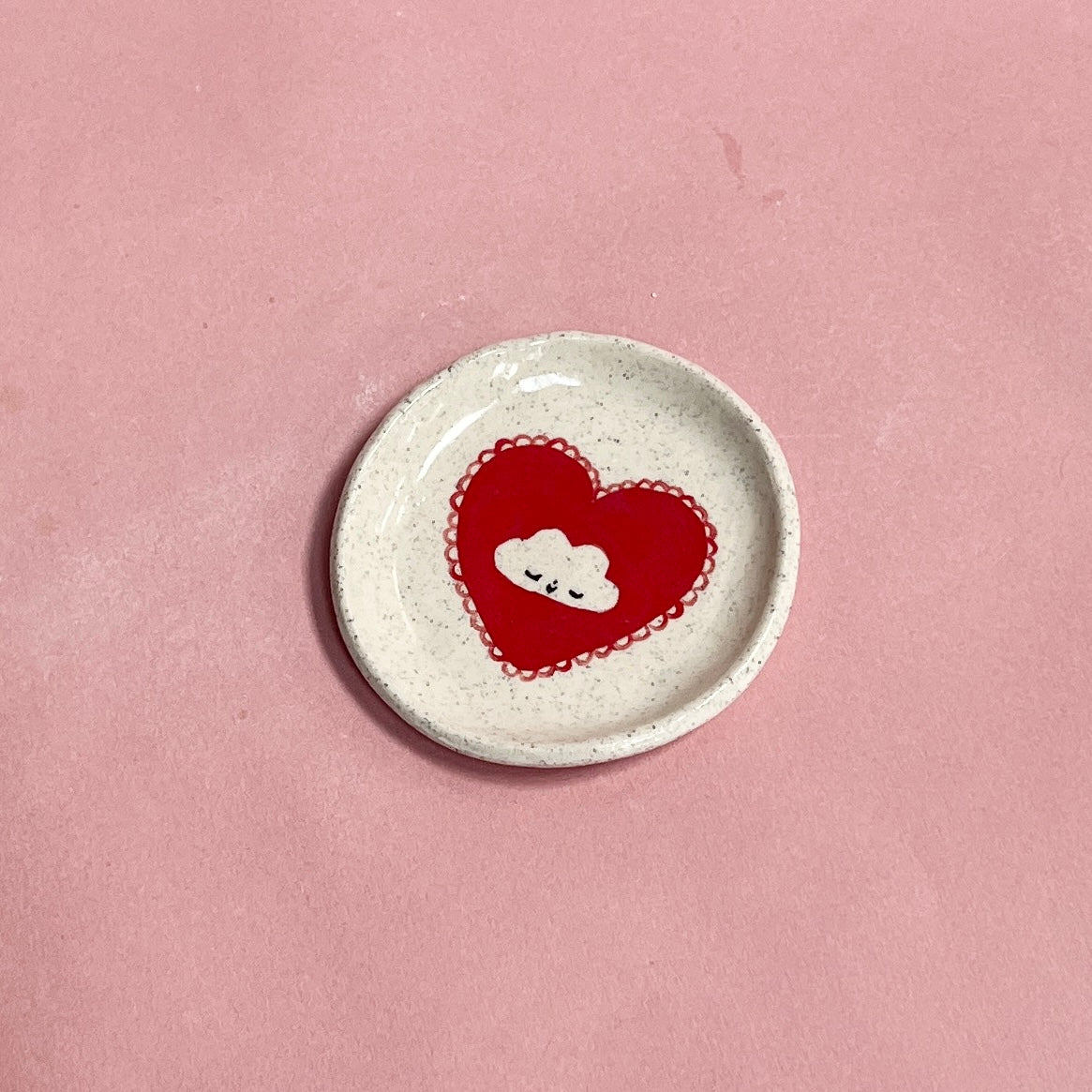 Cloud Heart Trinket Dish