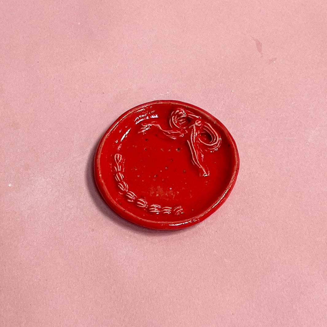 Red Icing Trinket Dish
