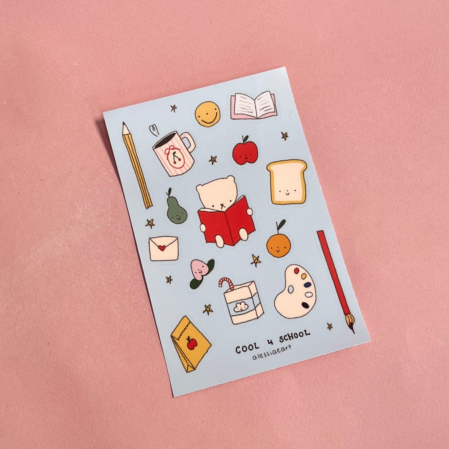 Cool 4 School Sticker Sheet