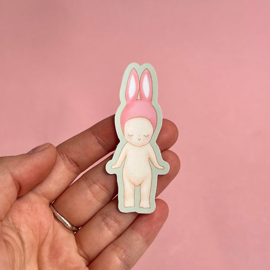 Bunny Angel Sticker