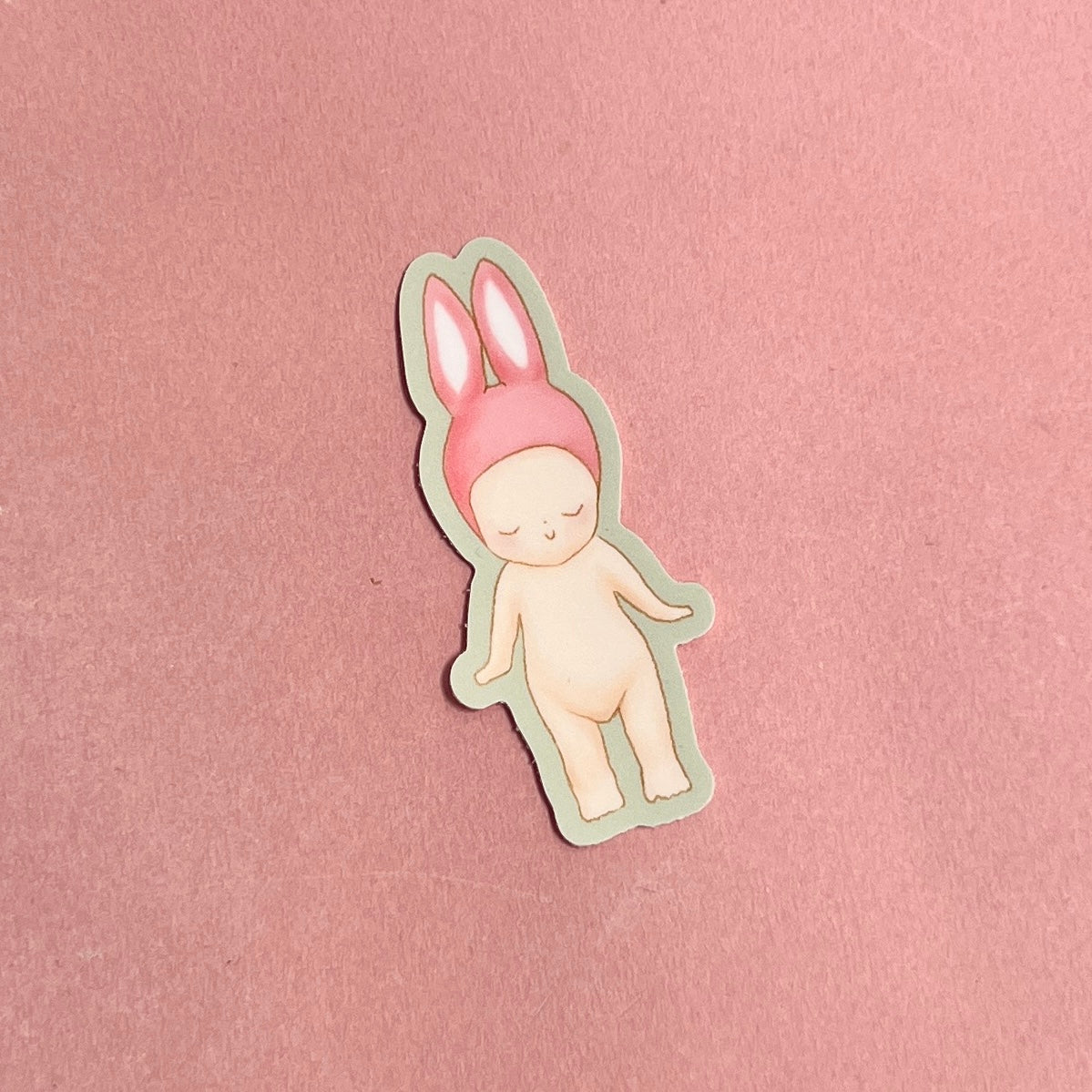 Bunny Angel Sticker