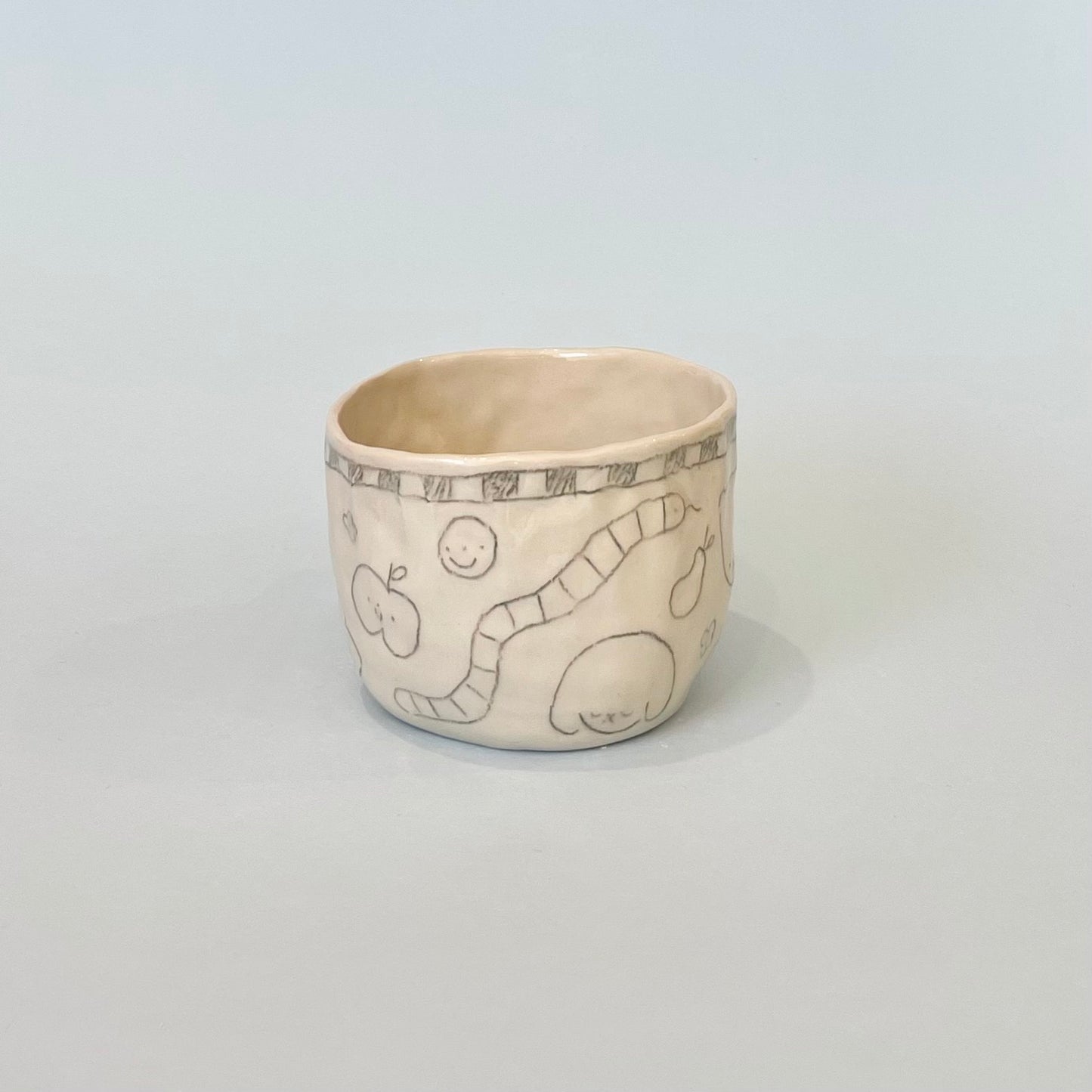 Black Checkerboard Scribble Mug 2