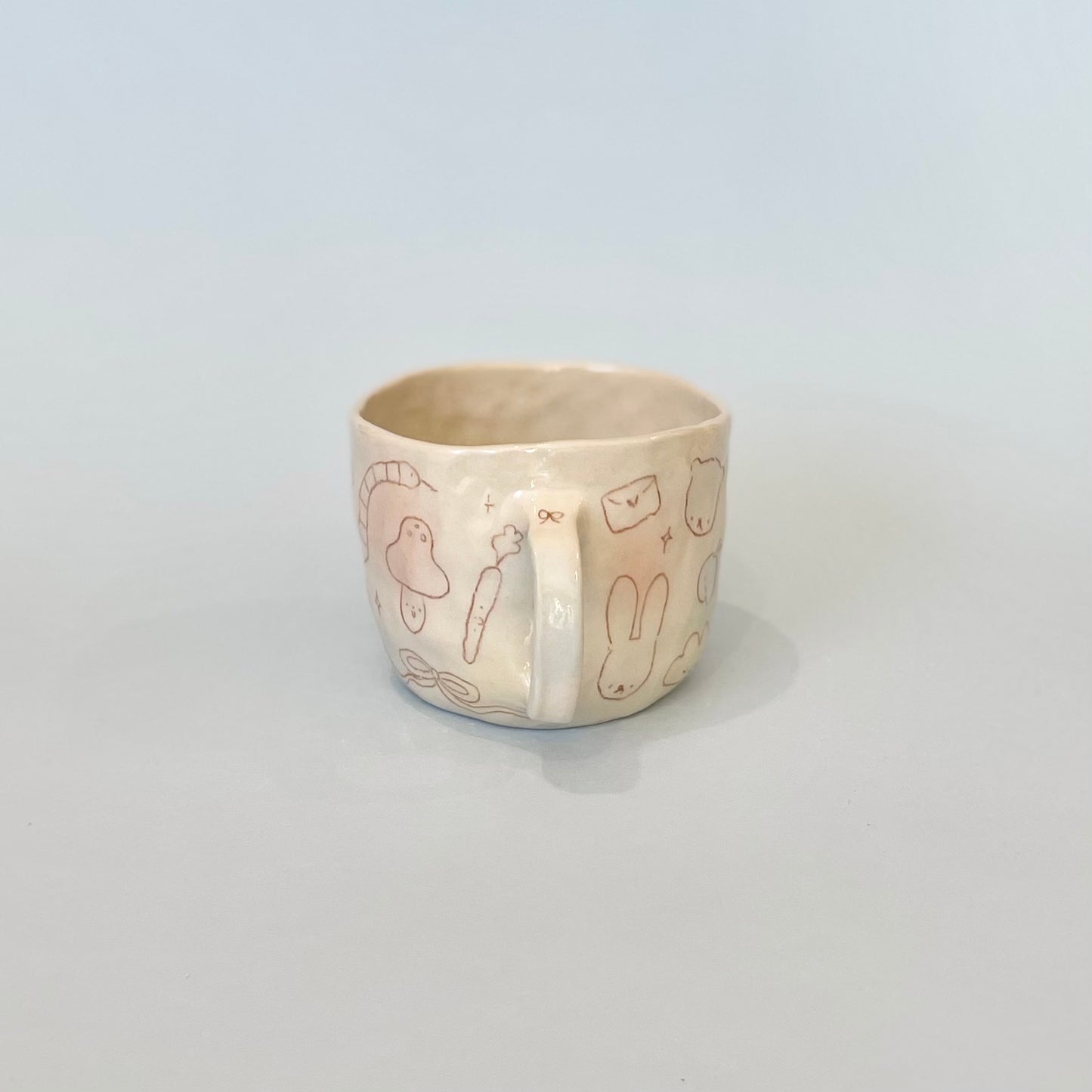 "Yet I Remain Gentle" Bubblegum Scribble Mug