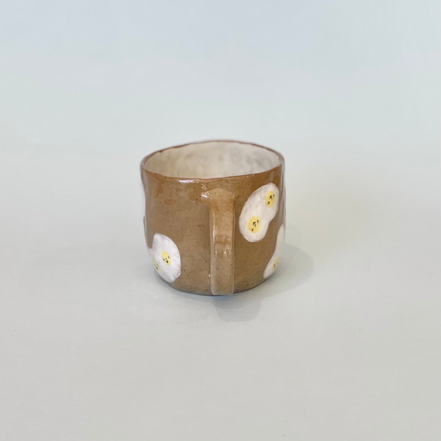 Brown Speckle Fried Egg Mug