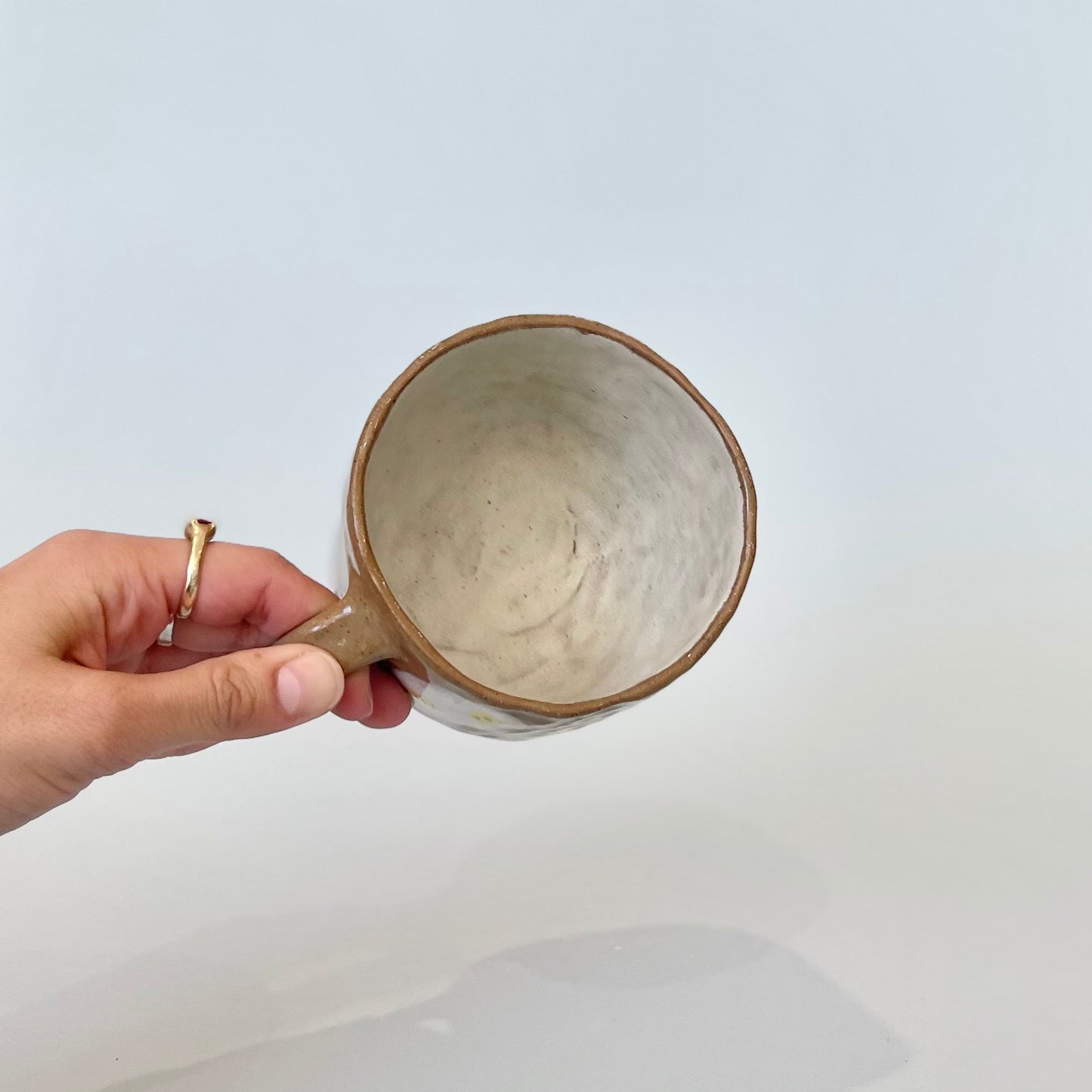 Brown Speckle Fried Egg Mug