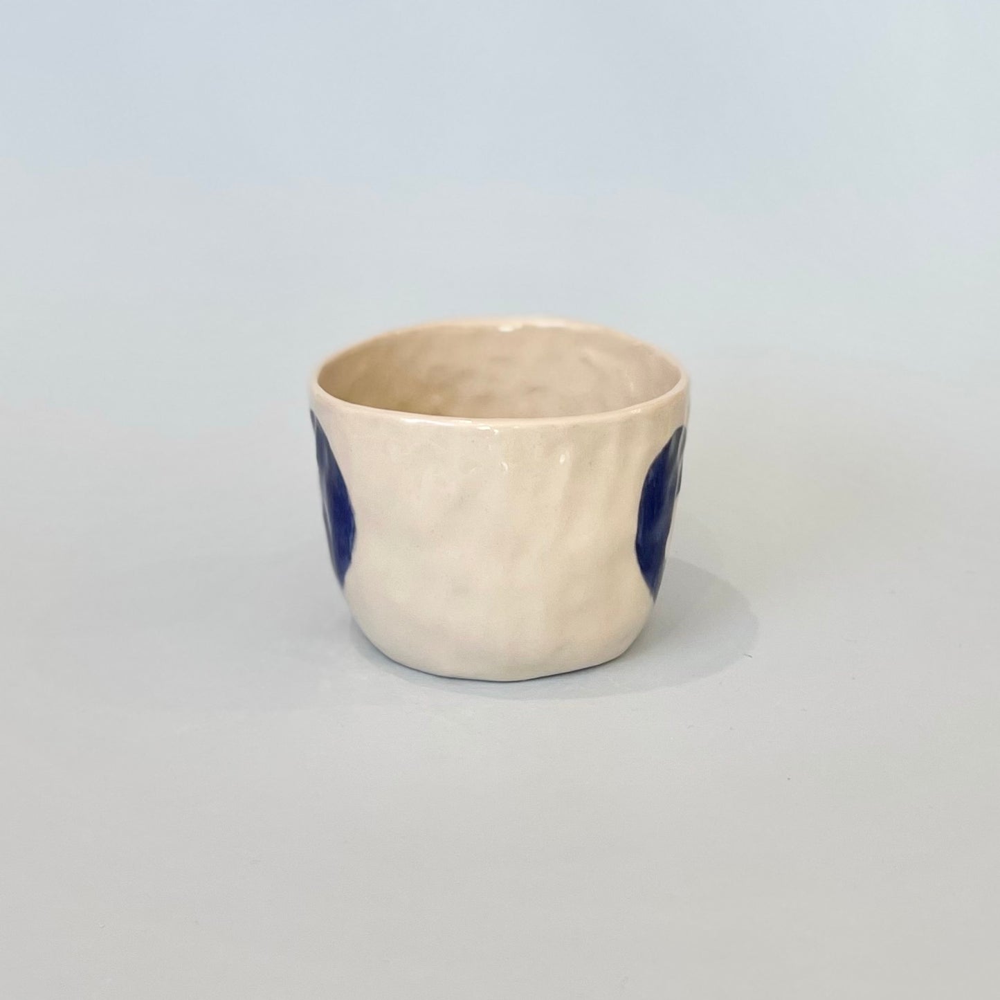 Navy Puppy and Cloud Heart Mug