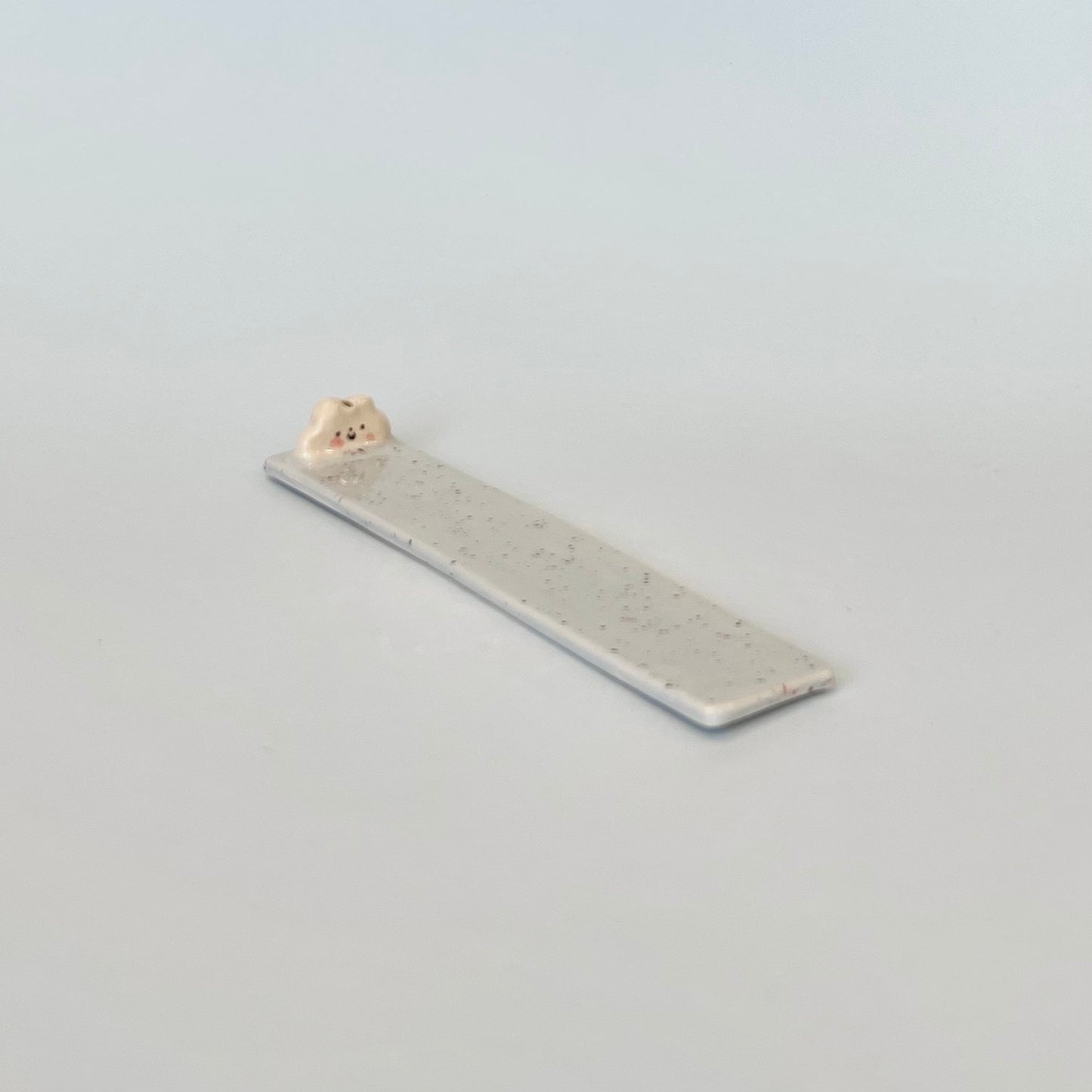Cloud Long Incense Holder Blue Speckle