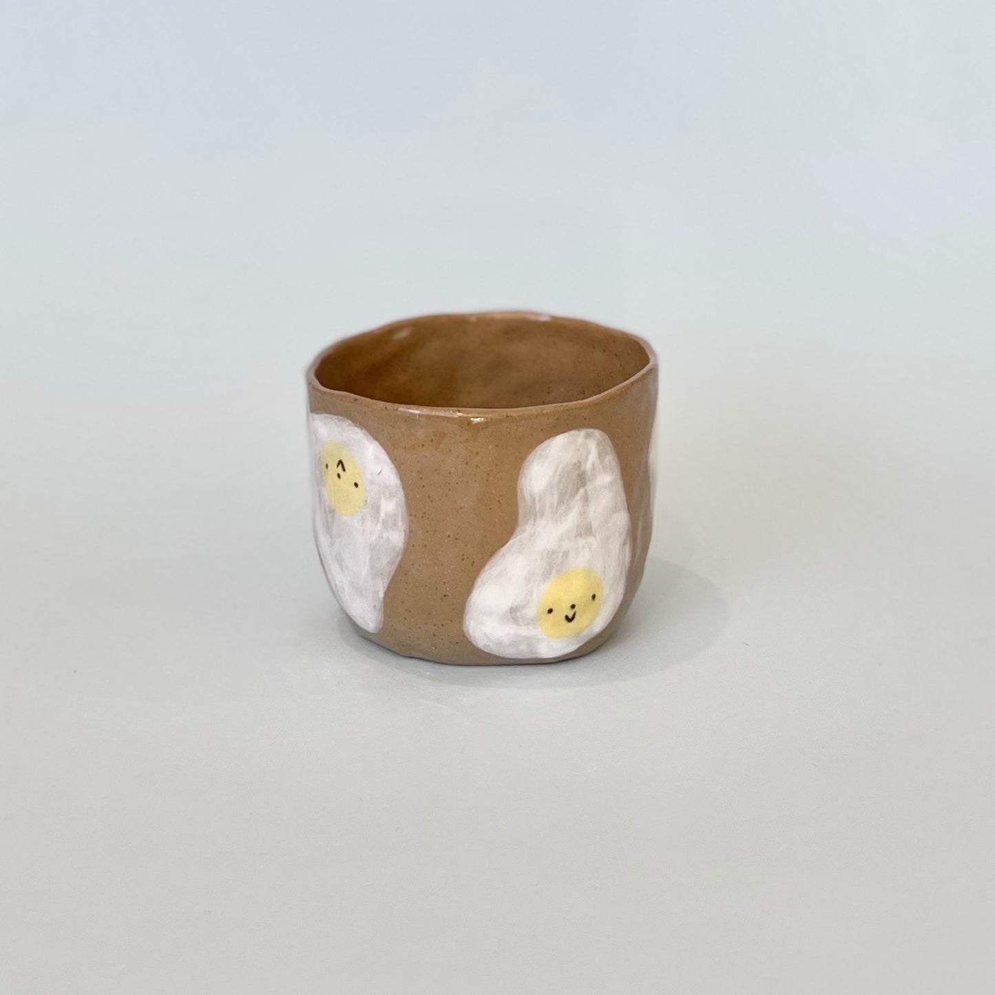 Brown Speckle Fried Eggy Mug