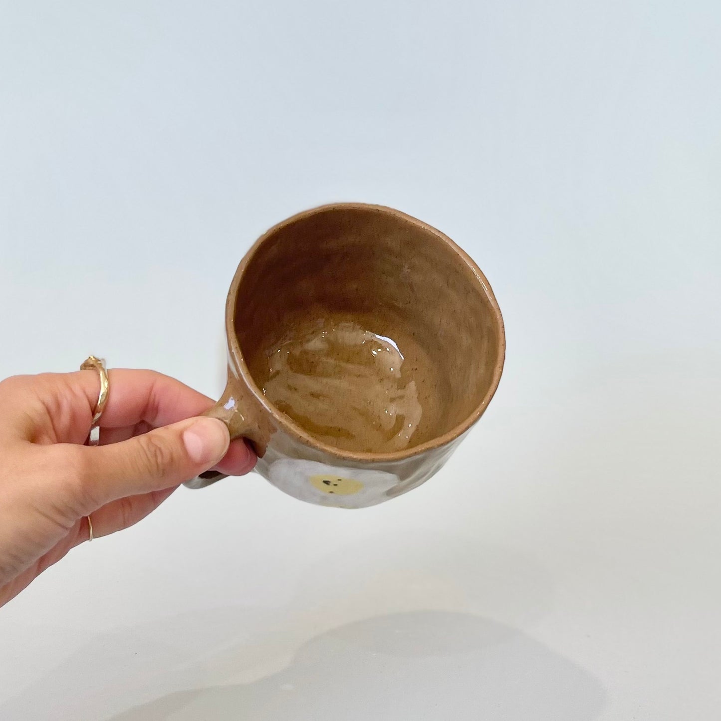Brown Speckle Fried Eggy Mug