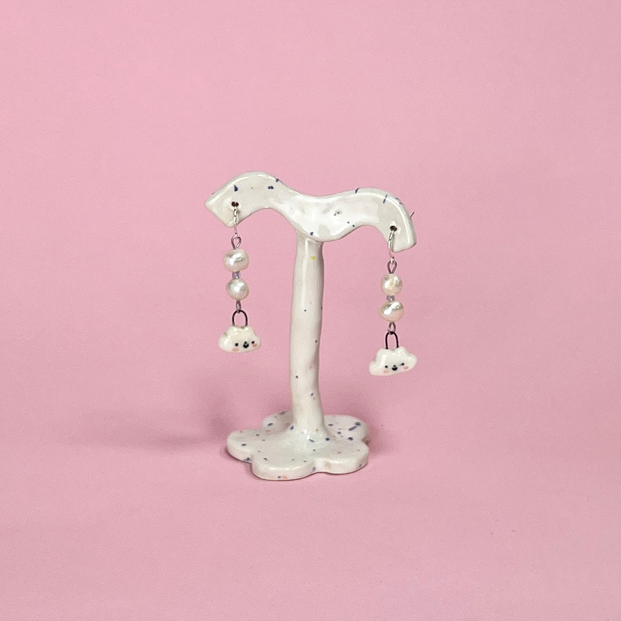 Pearly Cloud Earrings