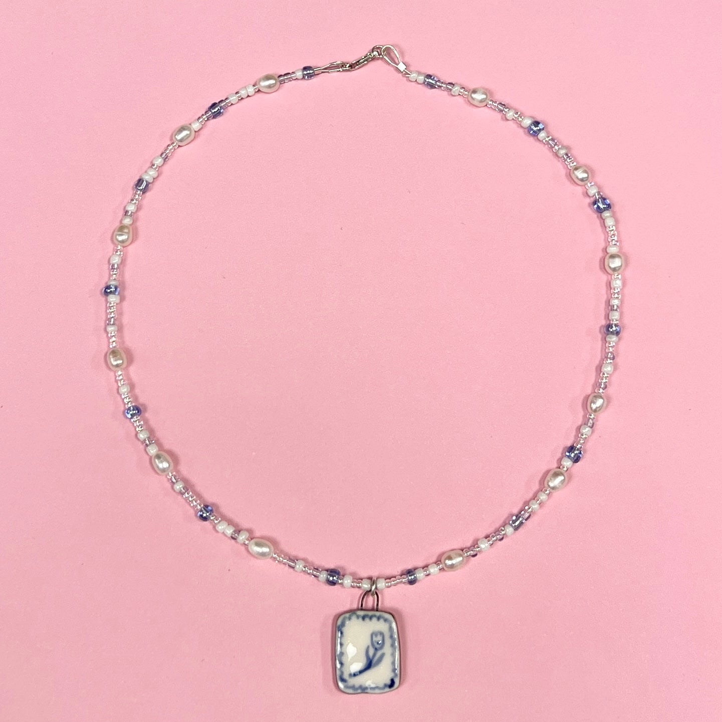 Framed Tulip Necklace