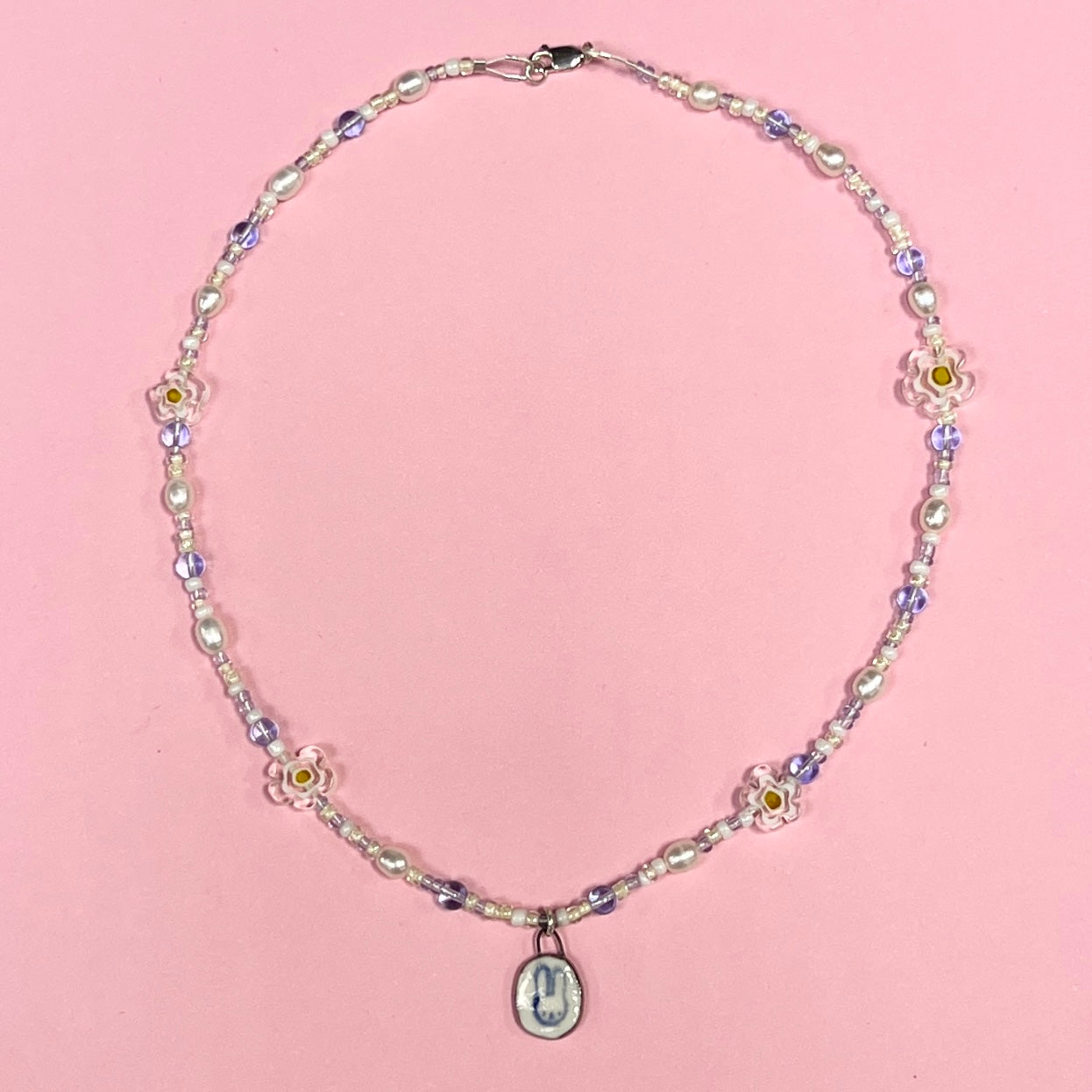 Spring Bunny Necklace