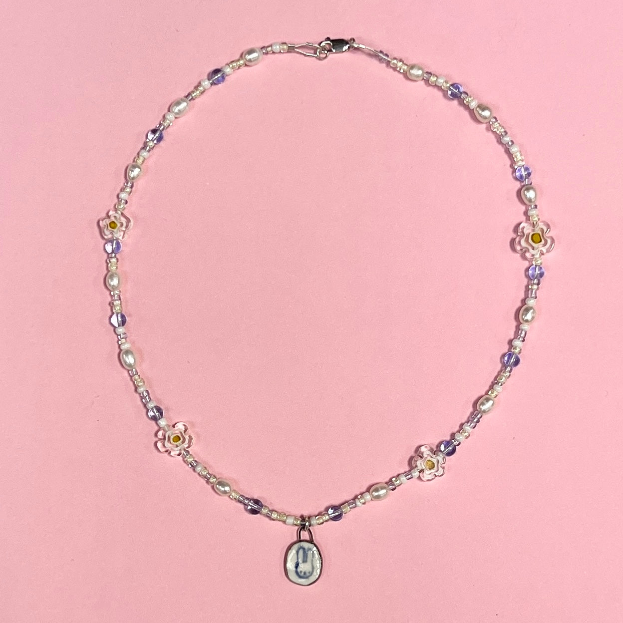 Spring Bunny Necklace