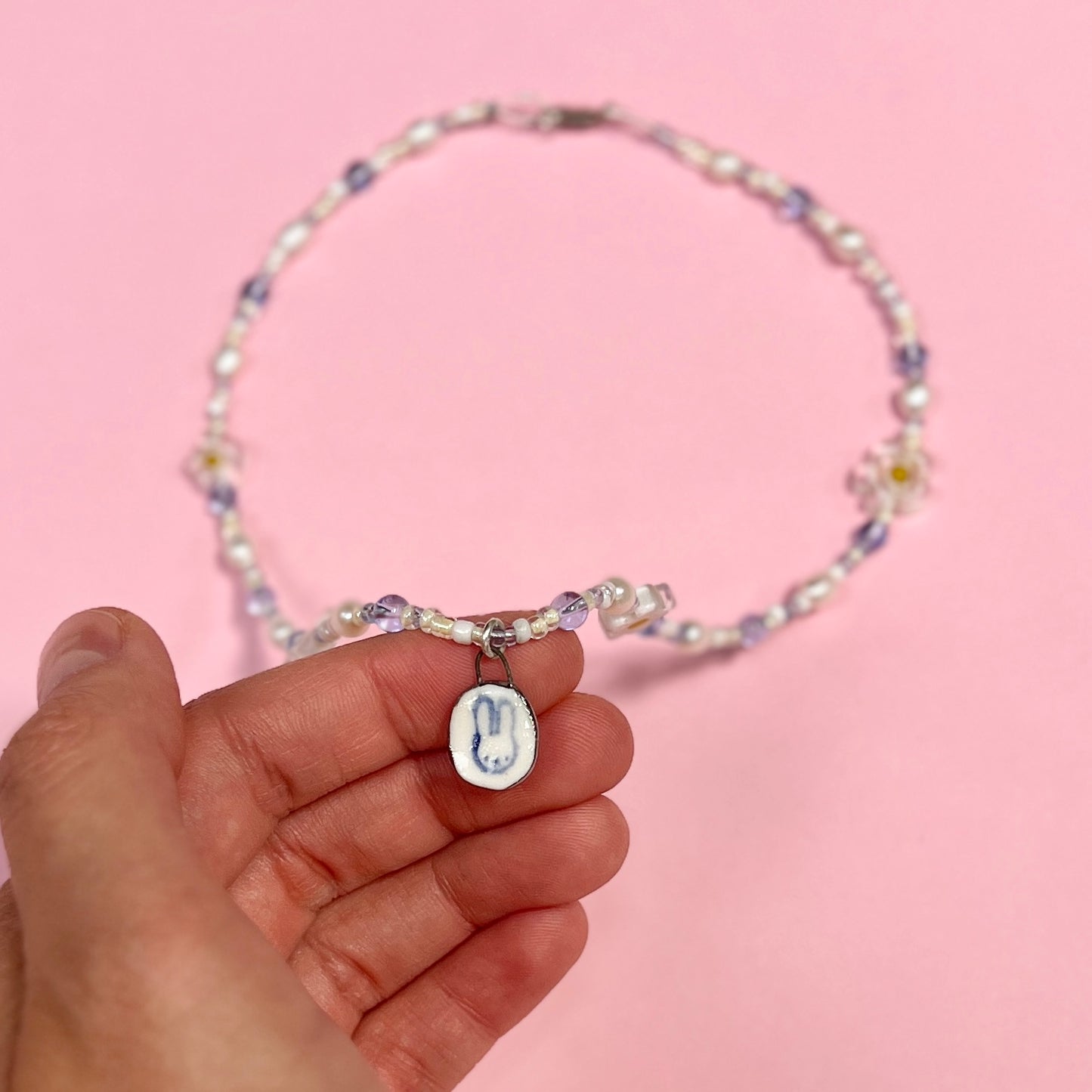 Spring Bunny Necklace