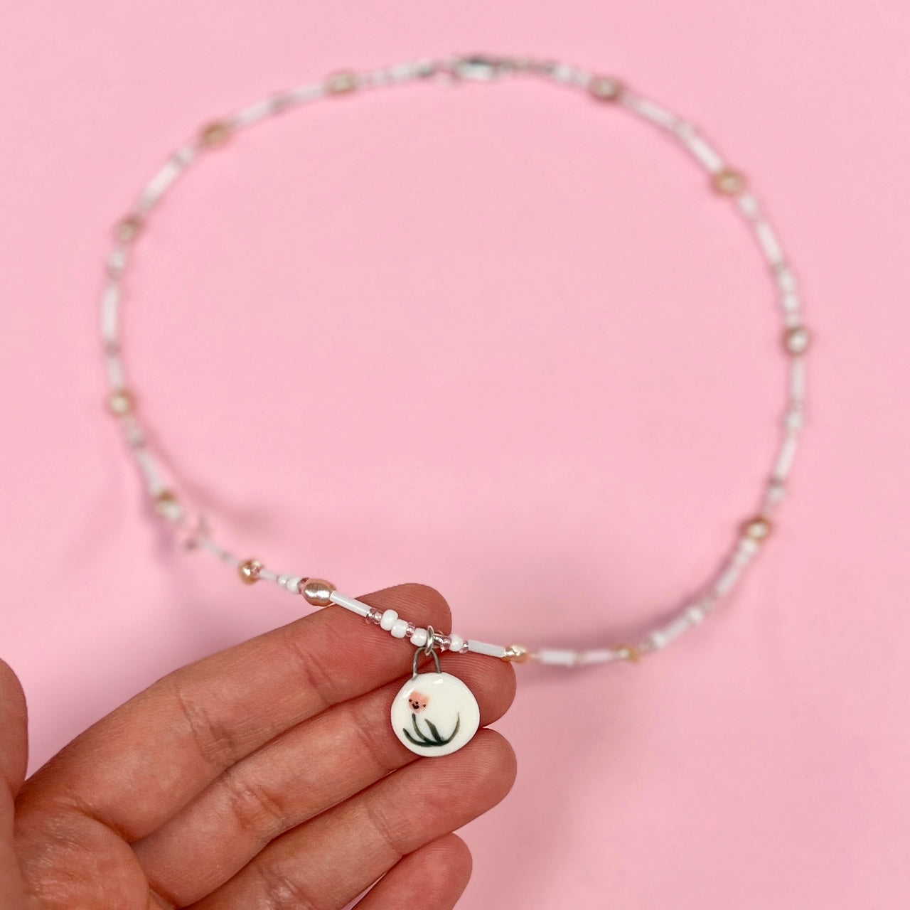 Tulip Coin Necklace