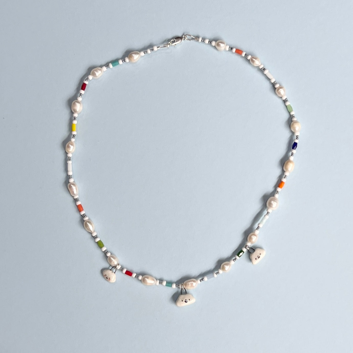 Triple Cloud Necklace