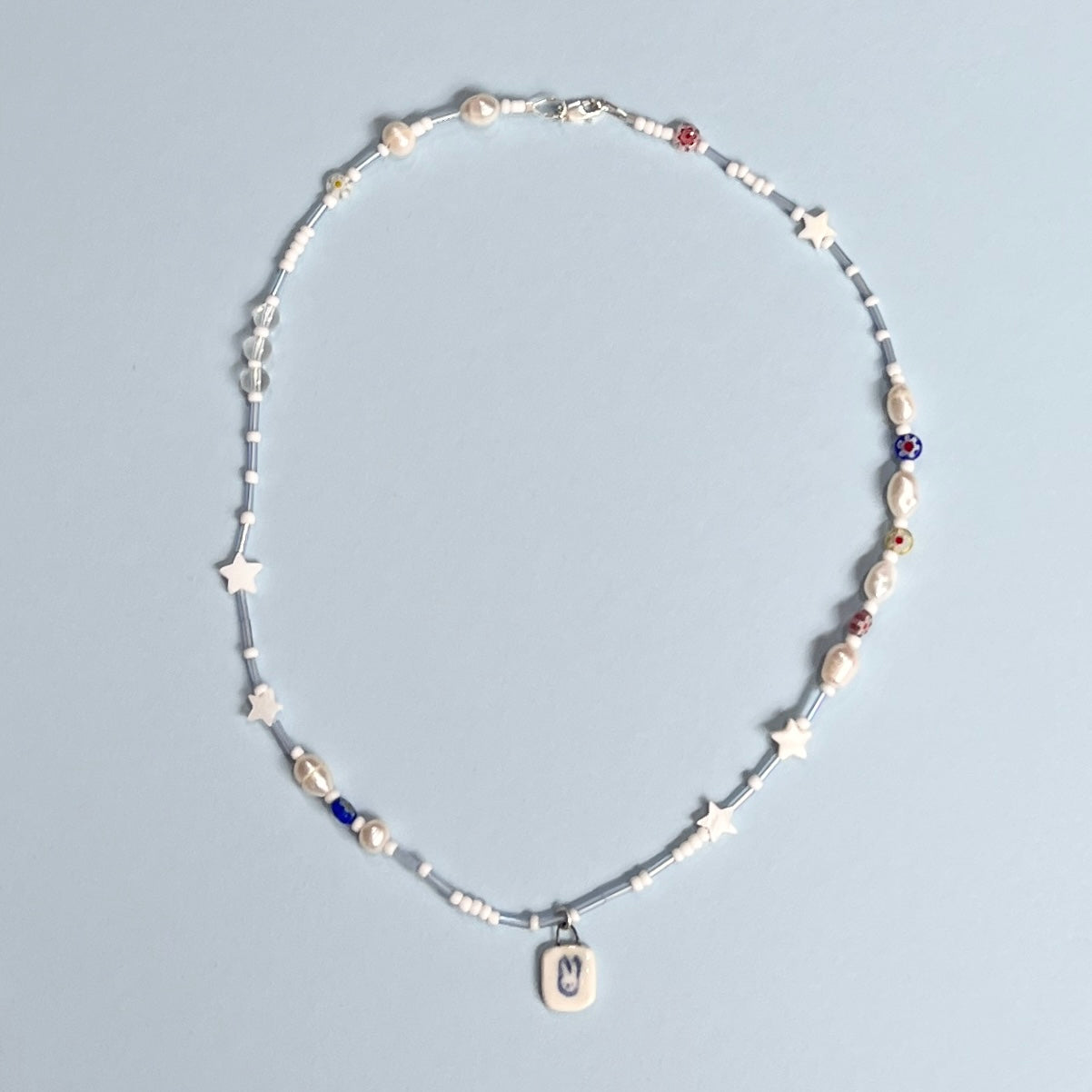 Bunny Pearl Necklace
