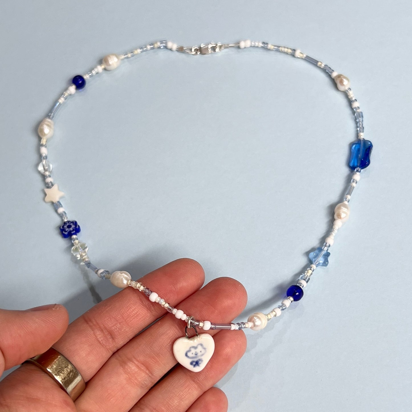 Blue Cloudy Necklace