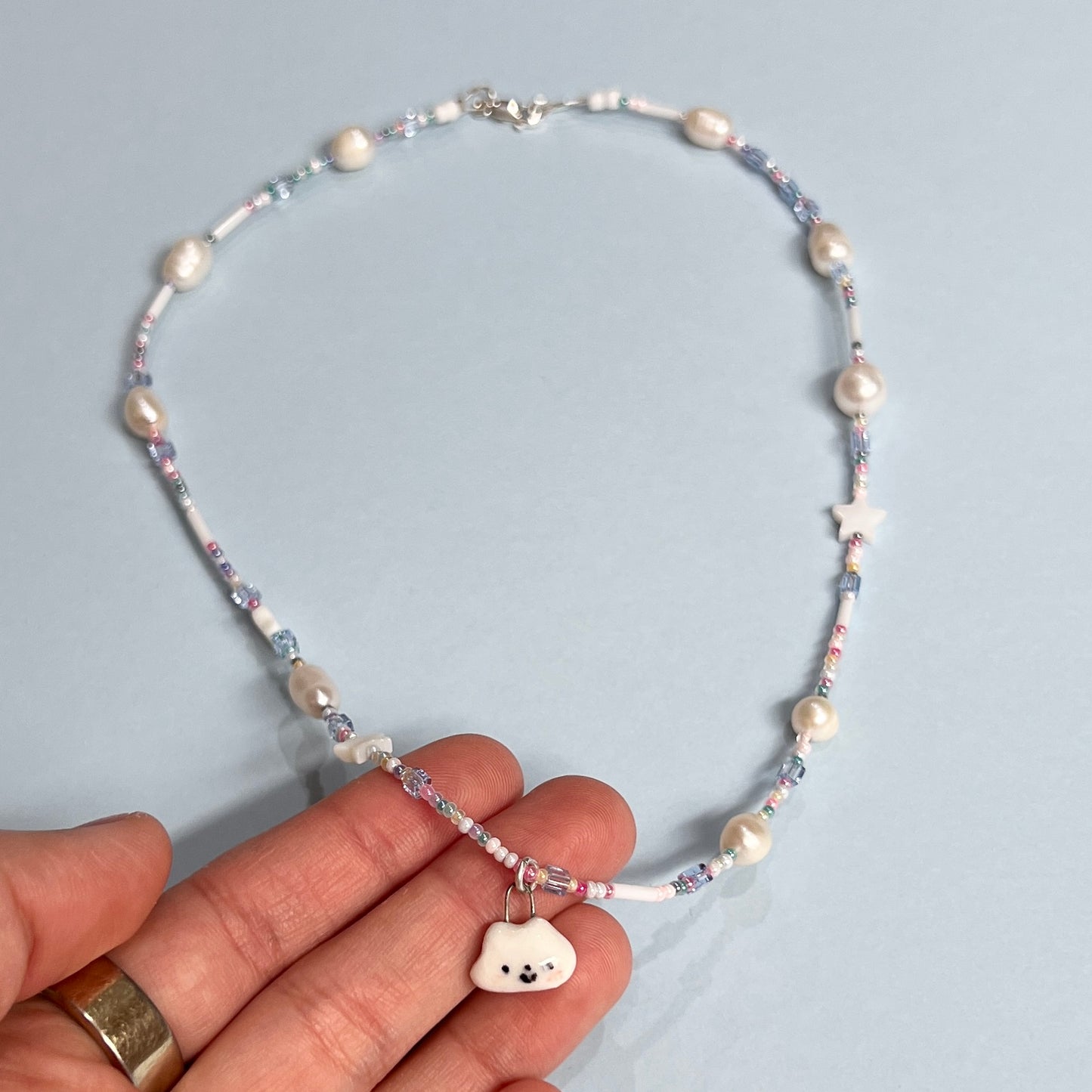 Pearly Cloud Necklace