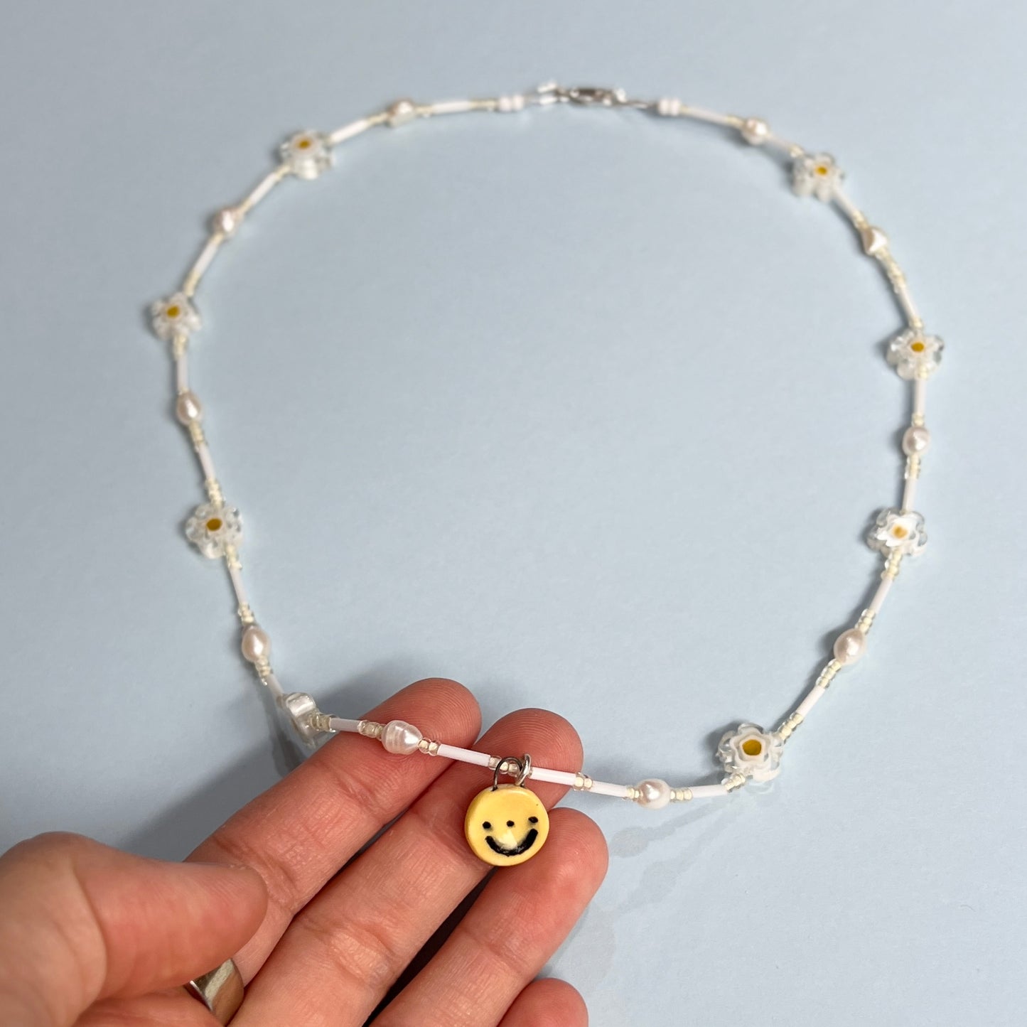 Smiley Flower Necklace