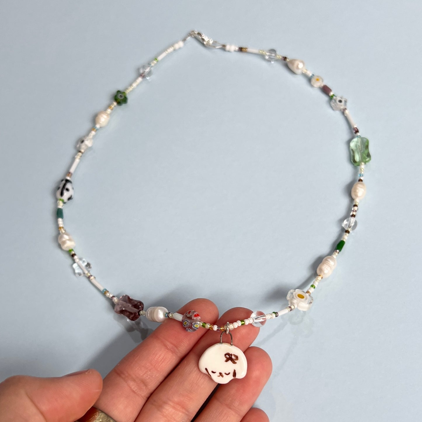Brown Puppy Necklace