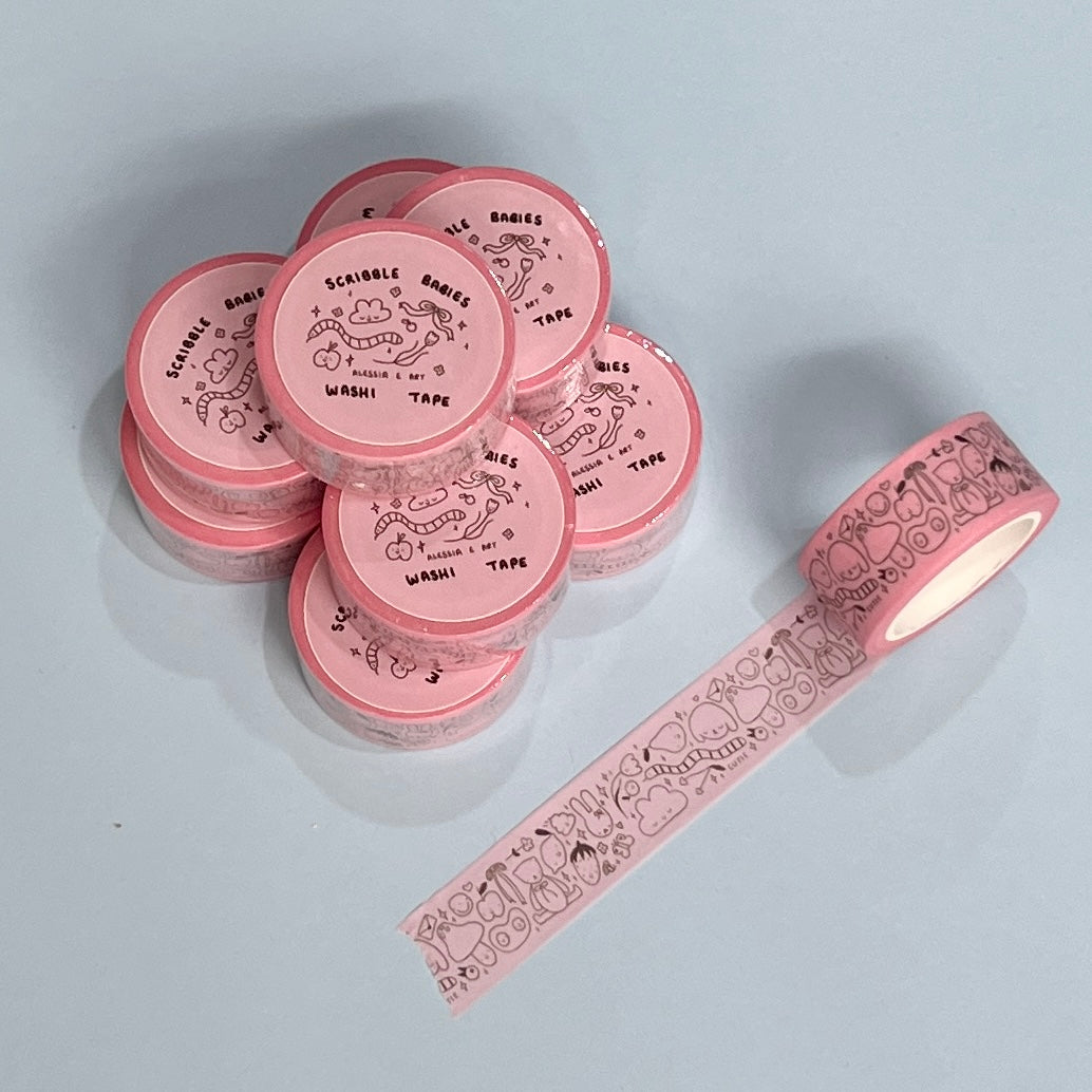 Scribble Babies Washi Tape