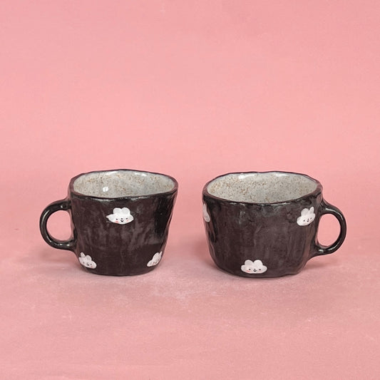 Storm Cloud Mugs (white glaze inside)