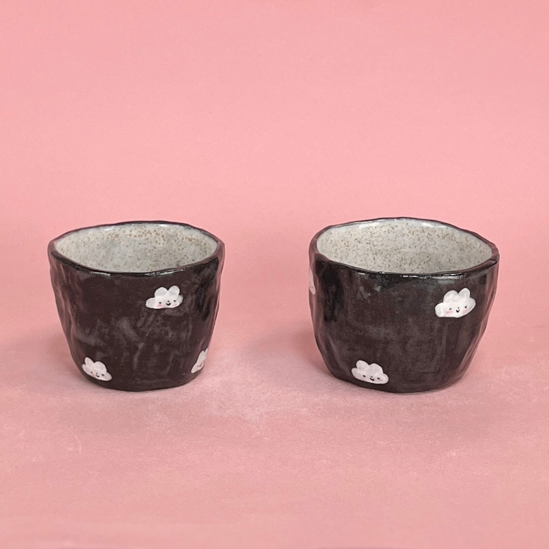 Storm Cloud Mugs (white glaze inside)