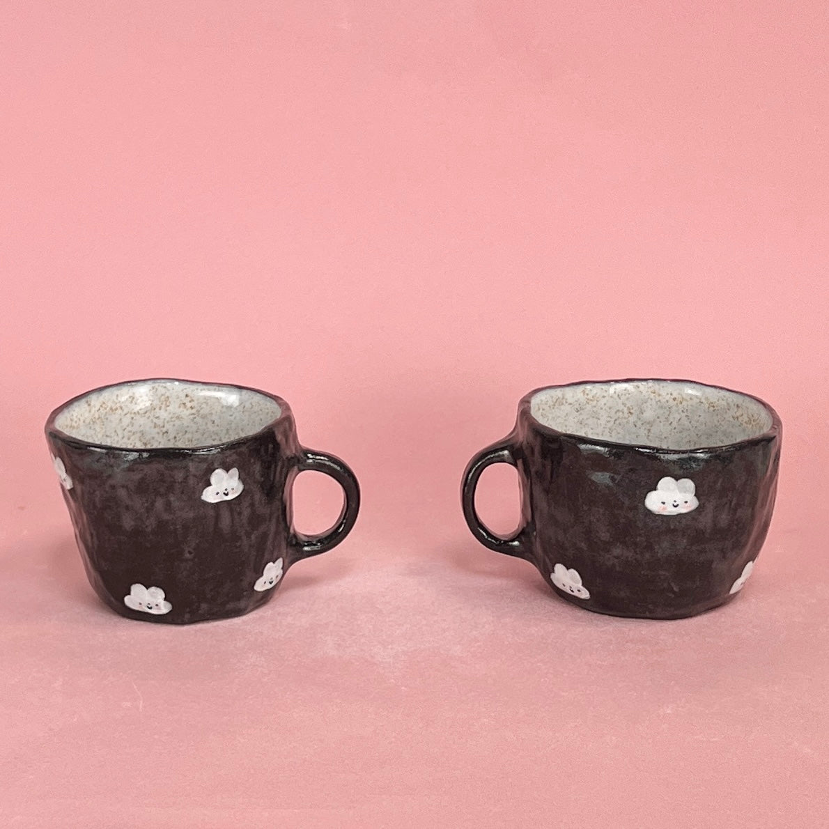 Storm Cloud Mugs (white glaze inside)