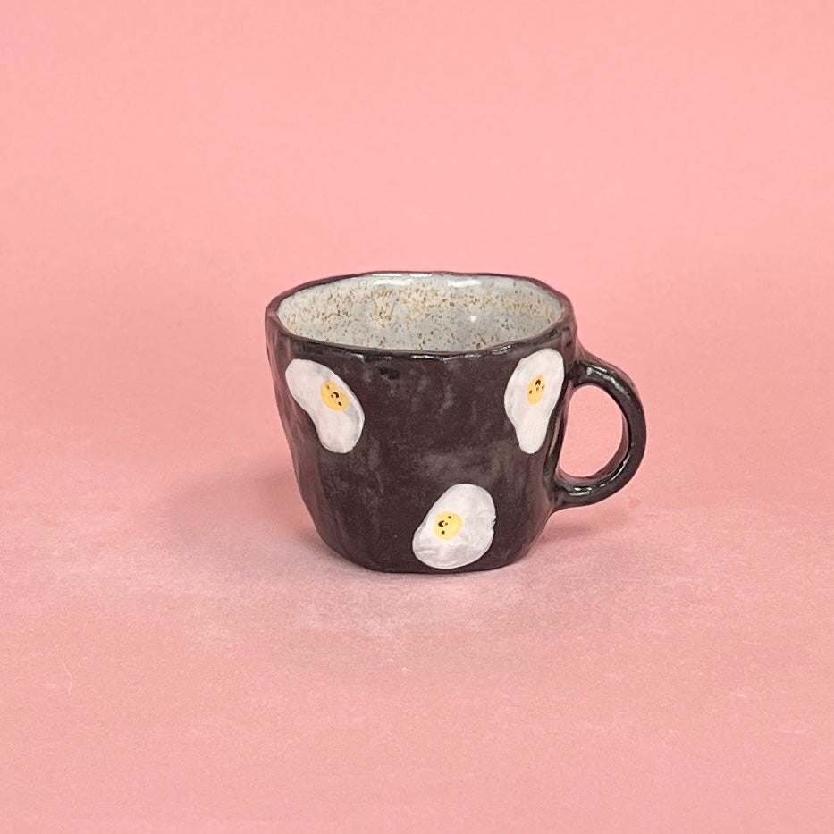 Black Egg Mug