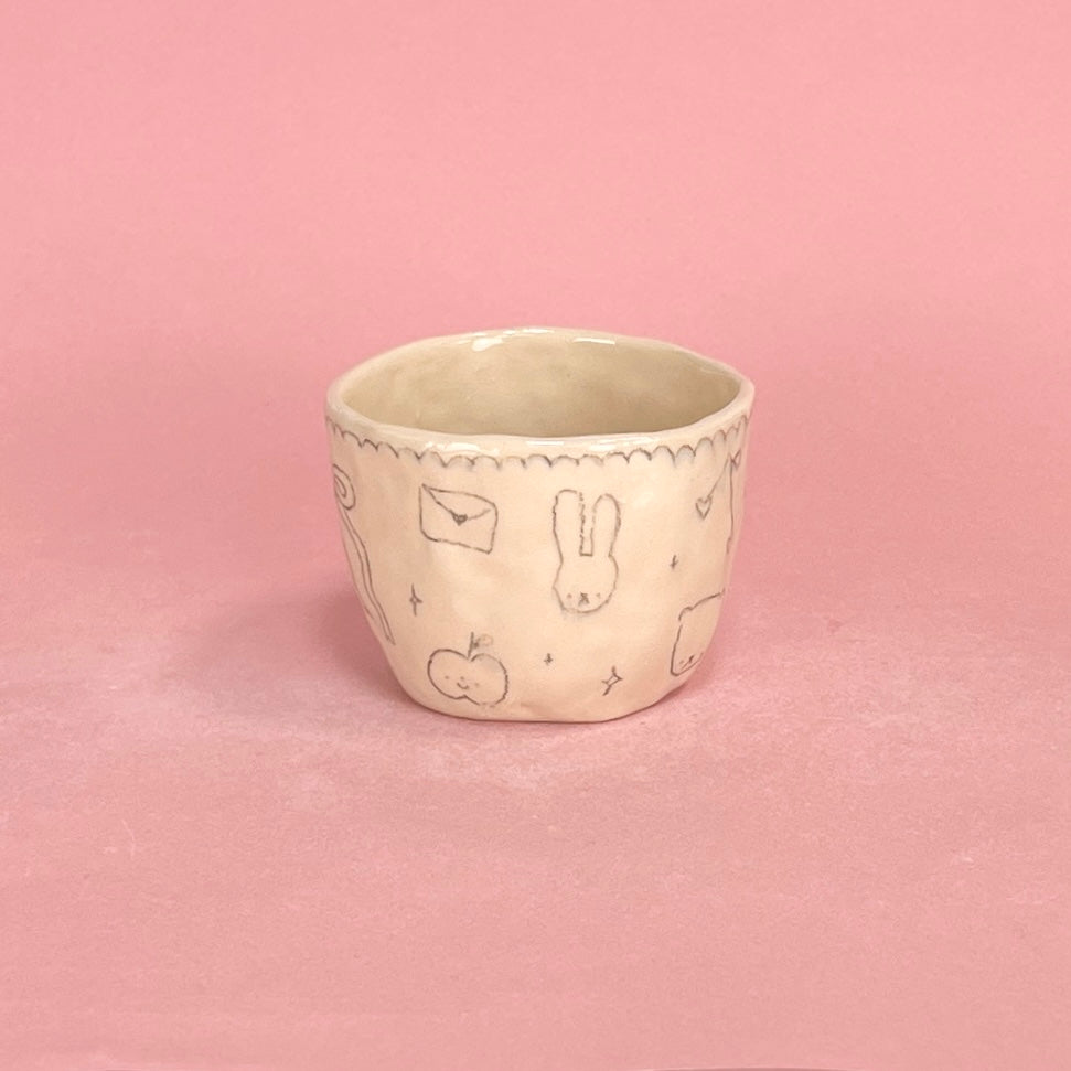 Green Scribble Mug