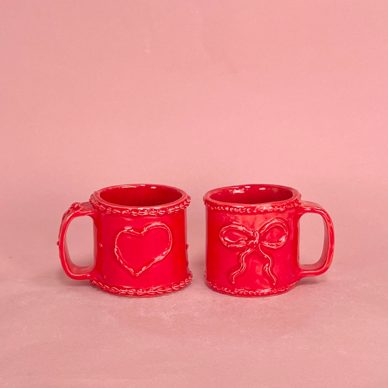 Cherry Red Icing Mugs
