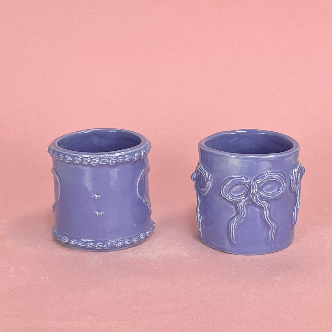 Periwinkle Icing Mugs