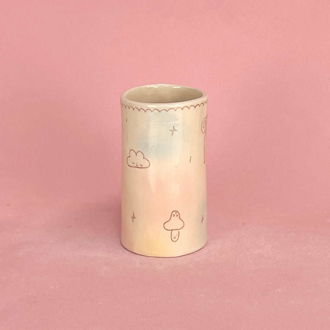 "Baby" Bubblegum Scribble Tall Mug