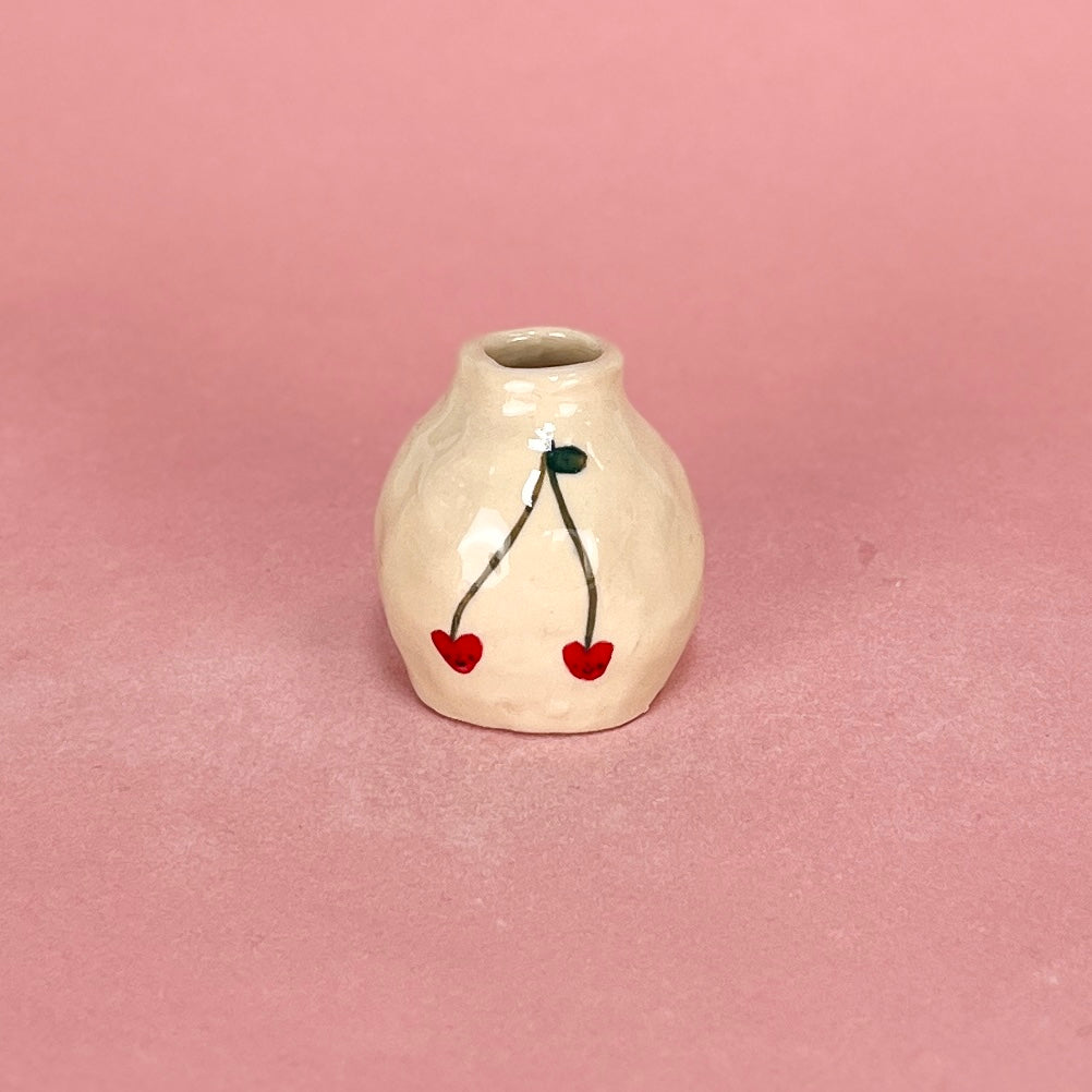 Cherry Bud Vase