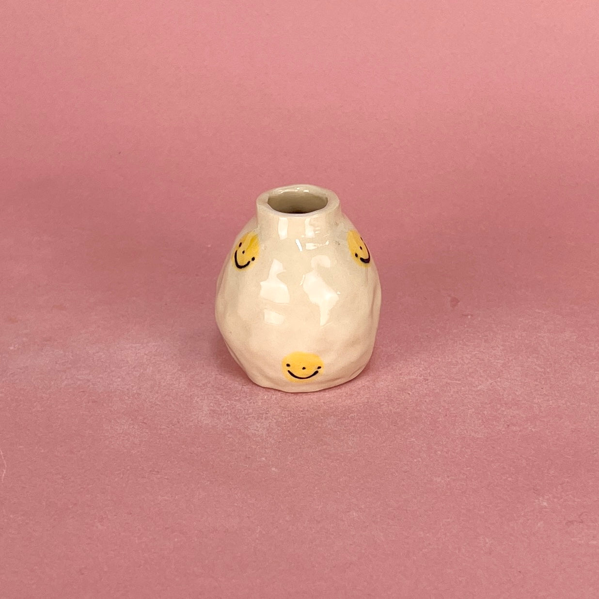 Smiley Bud Vase