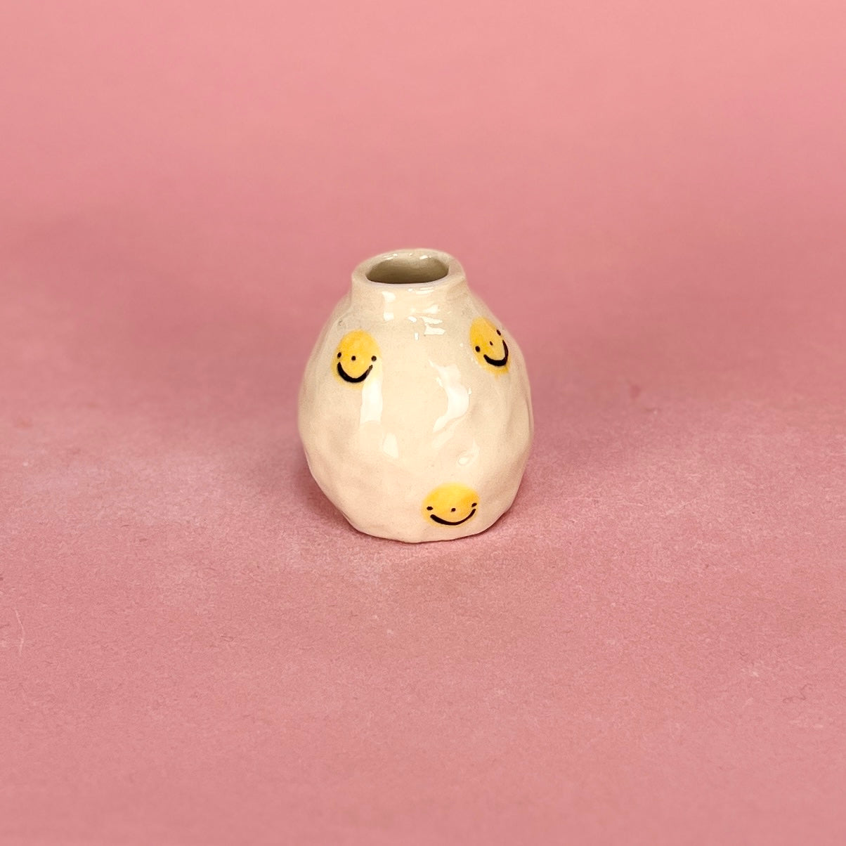 Smiley Bud Vase
