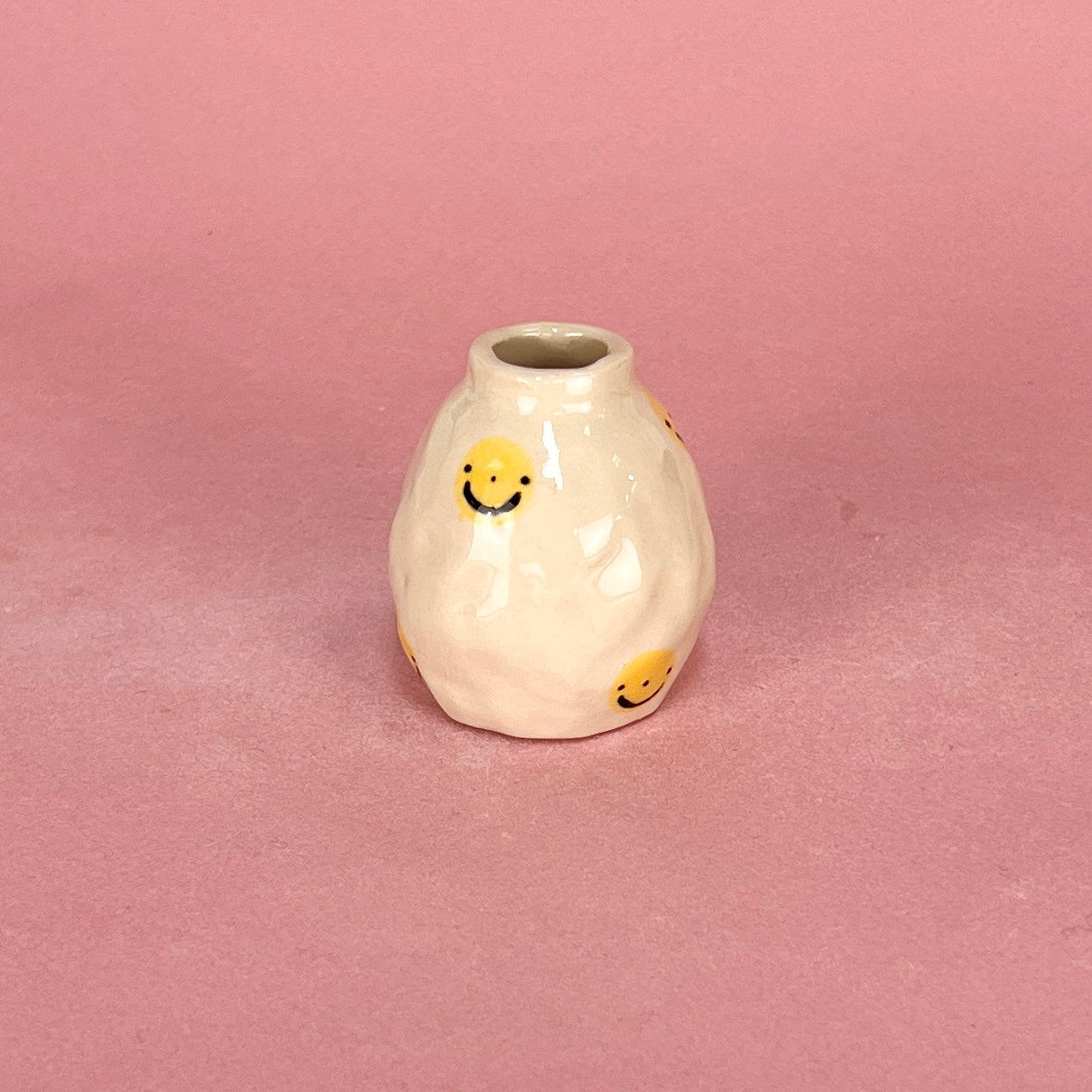 Smiley Bud Vase