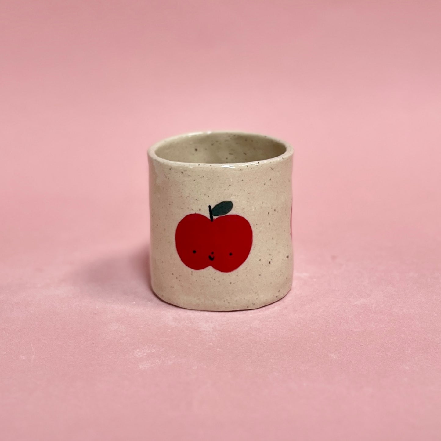 Speckle Apple Short Mug