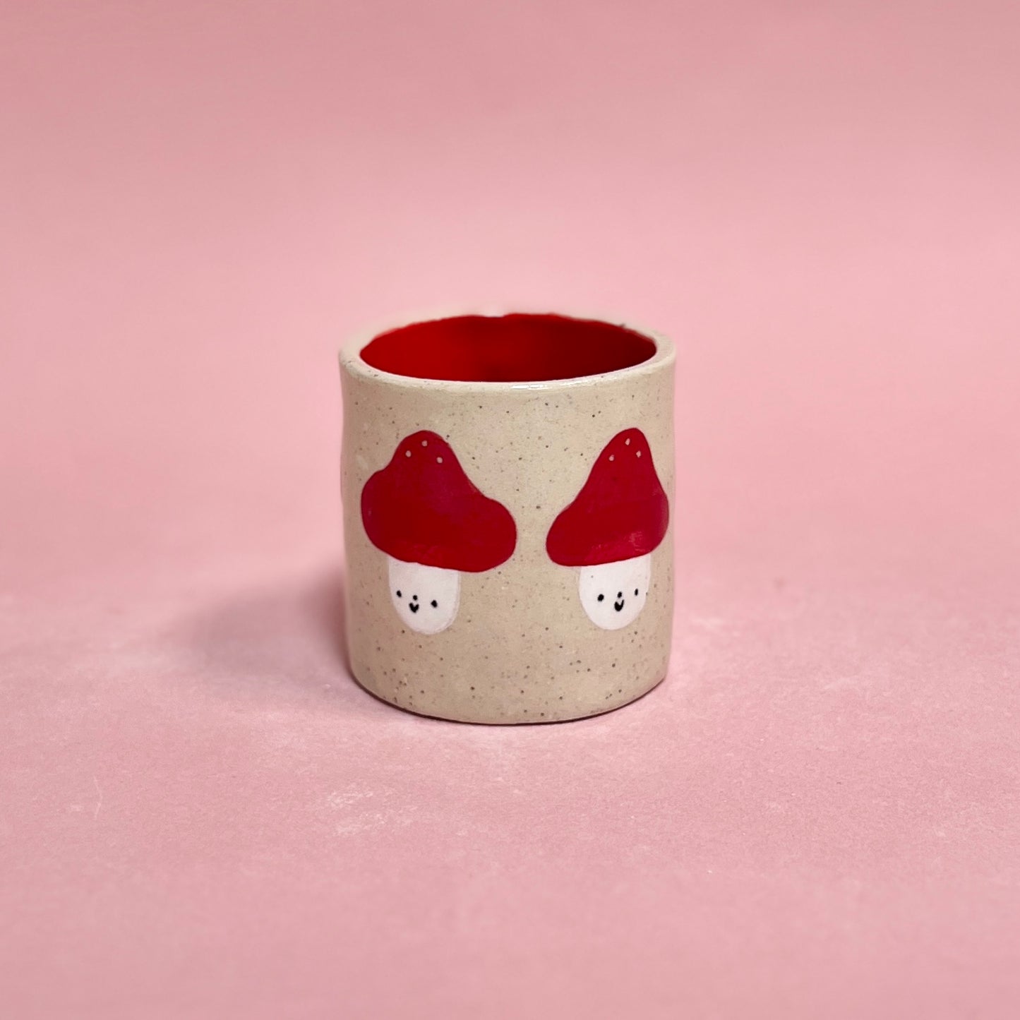 Speckle Mushroom Short Mug